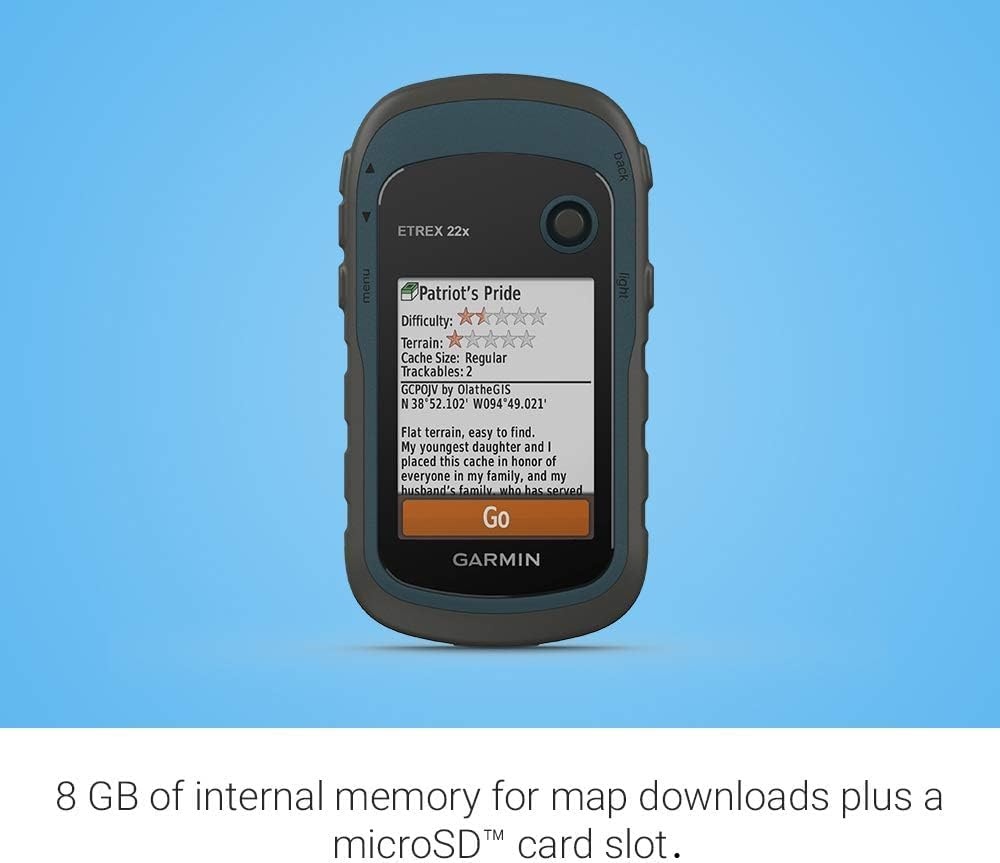 image:imageGarmin 0100225600 eTrex 22x Rugged Handheld GPS Navigator BlackNavyeTrex 22x