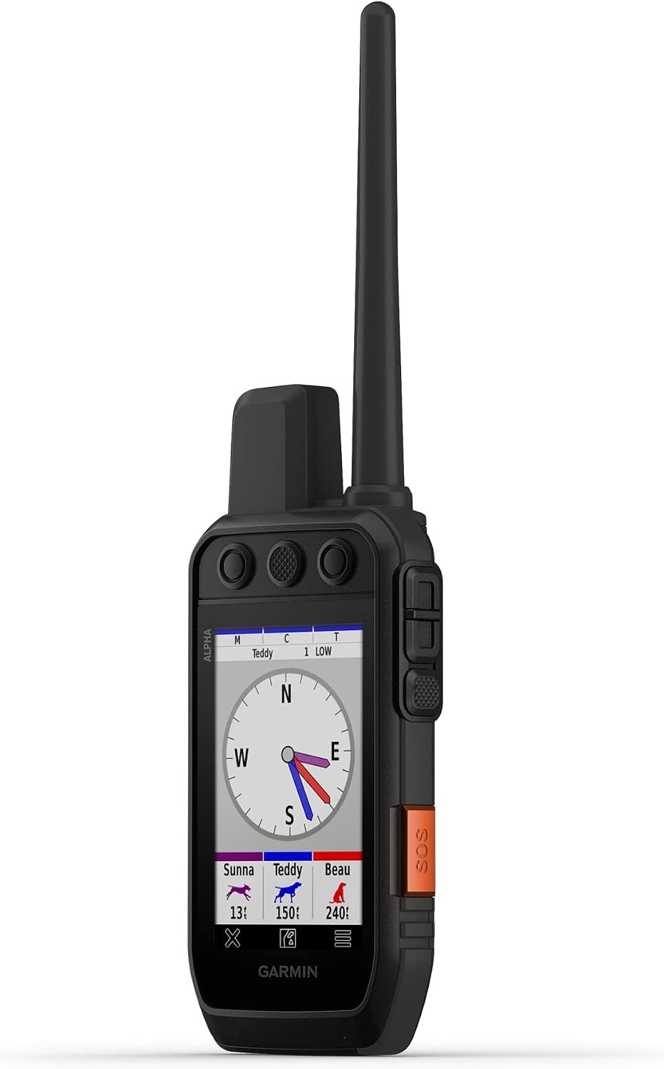 image:imageGarmin Alpha 300i Handheld Advanced Tracking and Training Handheld with inReach Technology Inreach TwoWay Messaging and Sos Up to 55 Hr Battery Vhf Range Up to 9 Mi Pairs Up to 250 CollarsAlpha 300i