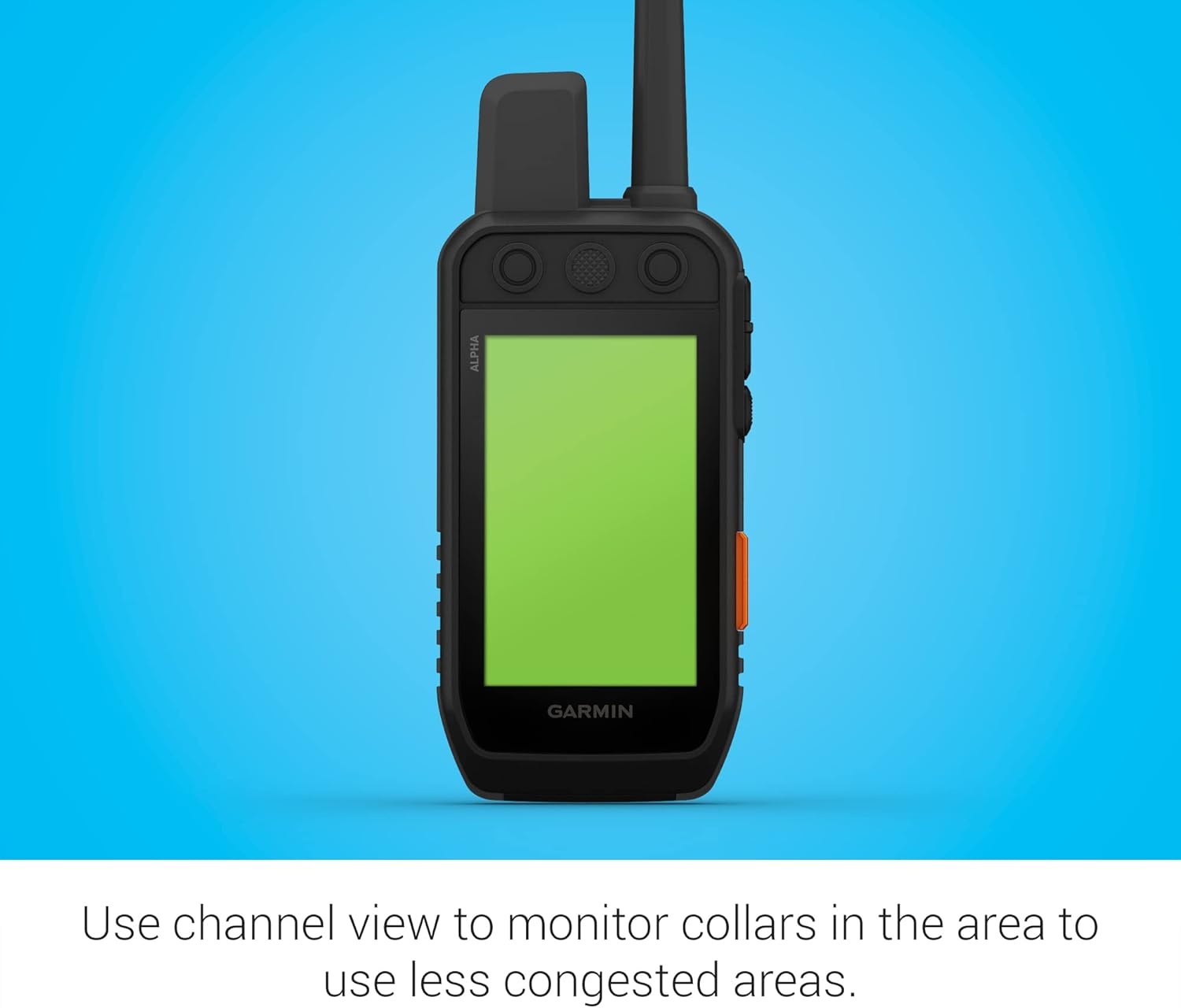image:imageGarmin Alpha 300i Handheld Advanced Tracking and Training Handheld with inReach Technology Inreach TwoWay Messaging and Sos Up to 55 Hr Battery Vhf Range Up to 9 Mi Pairs Up to 250 CollarsAlpha 300i