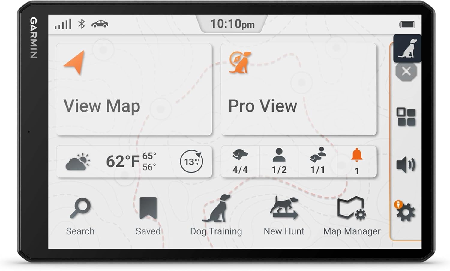 image:imageGarmin Alpha XL inVehicle Dog Tracking GPS Navigator Track and Train Up to 20 Dogs Pairs Directly to Your Compatible Dog Collars and Handhelds
