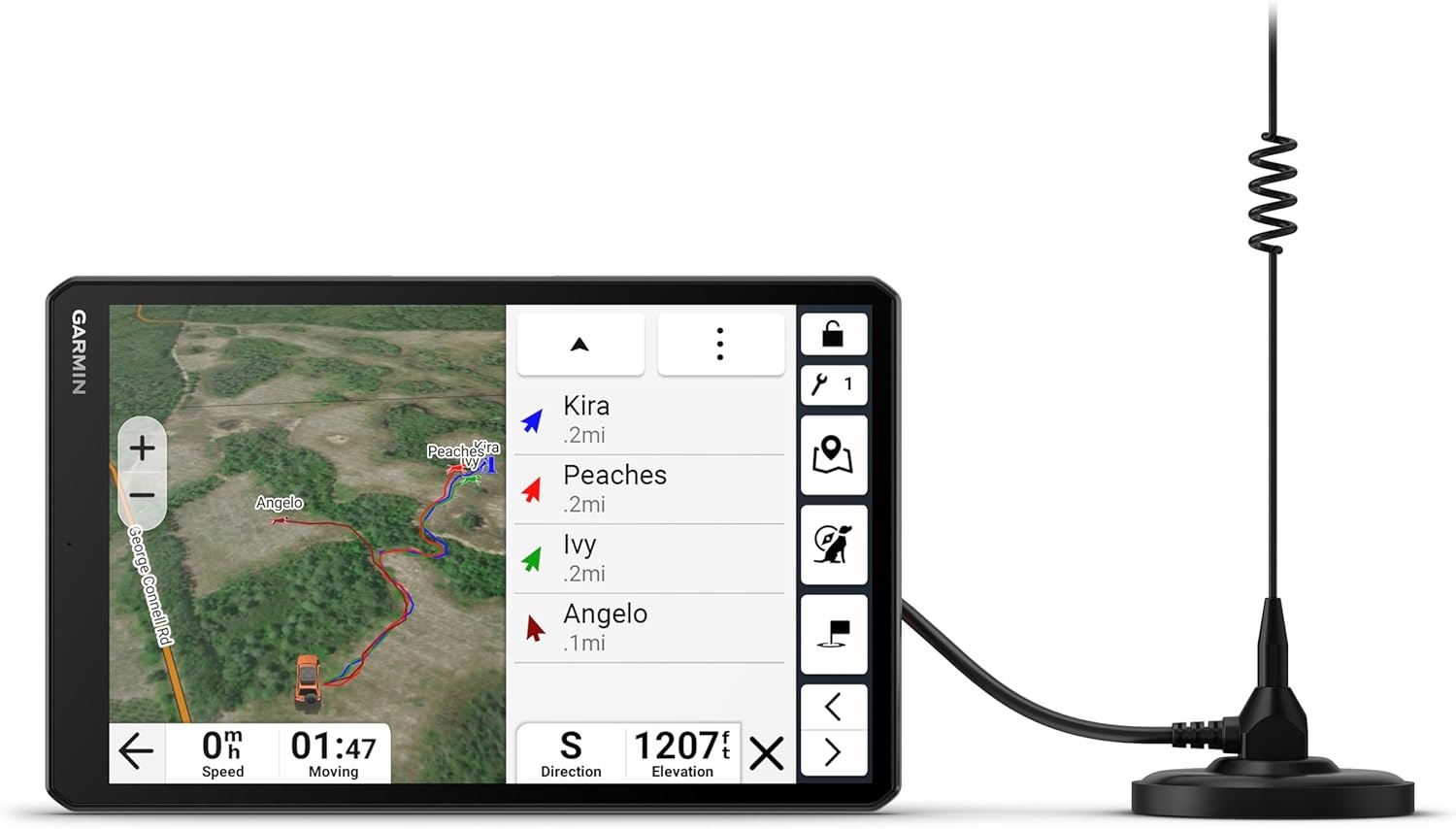 image:imageGarmin Alpha XL inVehicle Dog Tracking GPS Navigator Track and Train Up to 20 Dogs Pairs Directly to Your Compatible Dog Collars and Handhelds