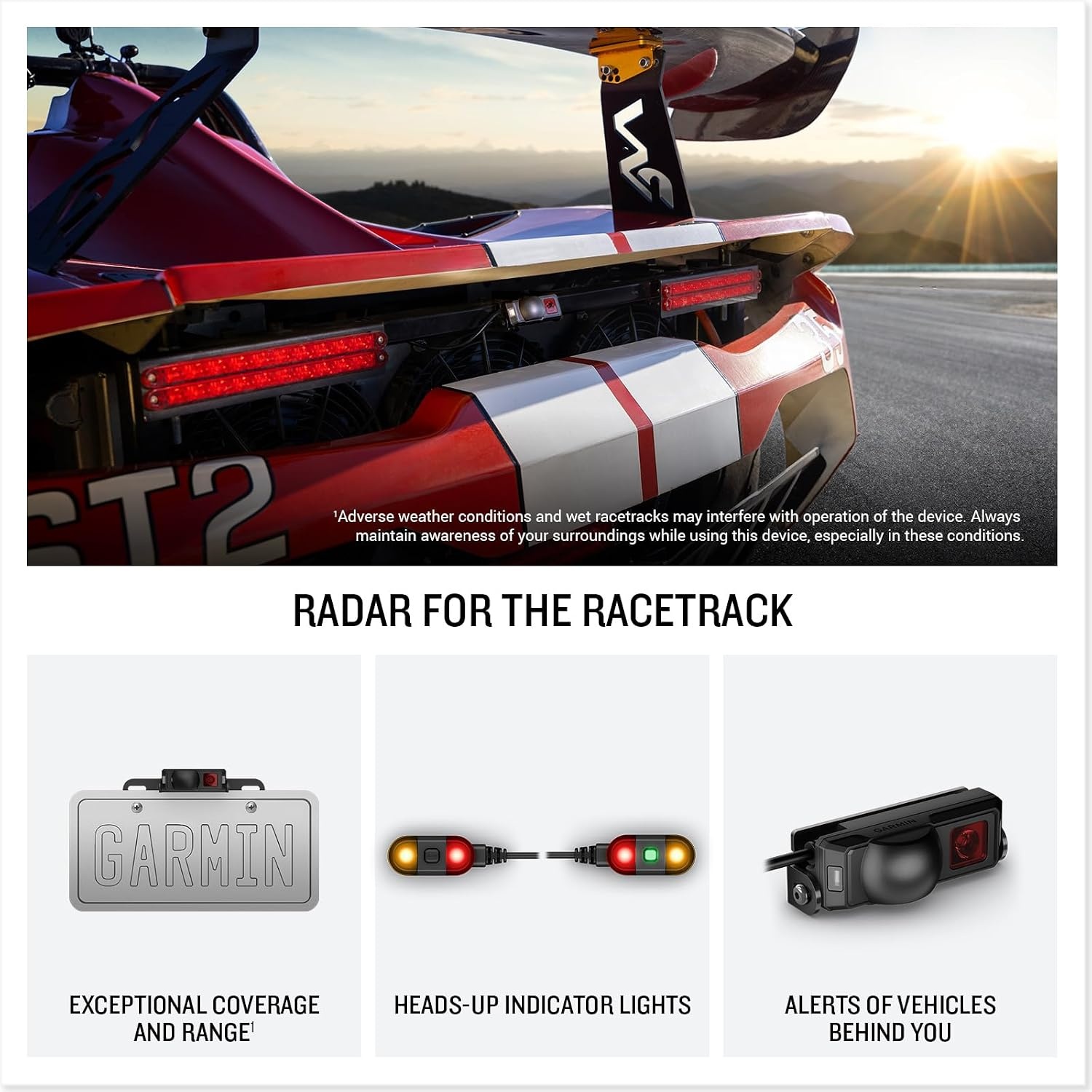 image:imageGarmin Catalyst R1 Racing Radar for HighPerformance Drivers and Racetrack Enthusiasts