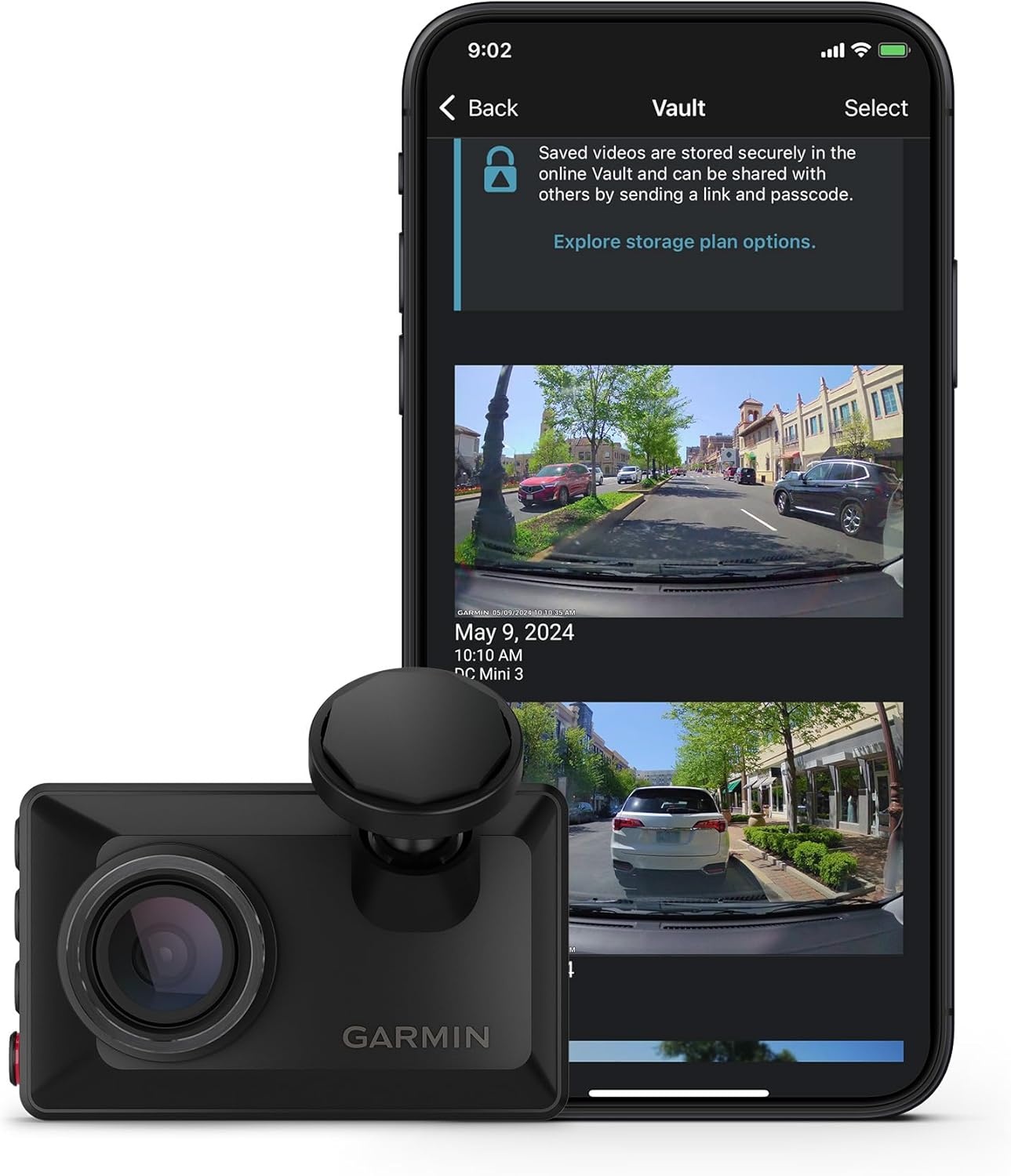 image:imageGarmin Dash Cam Live 247 Live View AlwaysConnected Dash CamX210