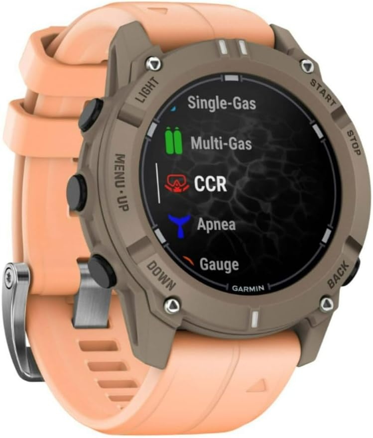 image:imageGarmin Descent G2 WatchStyle Dive Computer Bright AMOLED Display Multiple Dive Modes Health and Wellness Features Black with Black Band WatchStyle Dive Computer 7 Dive Modes Incl Technical and Apnea Up to 10 Days Battery 10 AtmPaloma