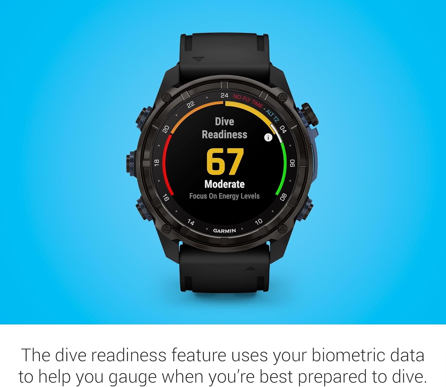 image:imageGarmin Descent Mk3i Dive Computer and Multisport GPS Smartwatch Air Integration French Gray 43mm Bronze Pvd Titanium Case 12 Amoled with Sapphire Lens 200m DiveRated Subwave Air IntegrationBlack