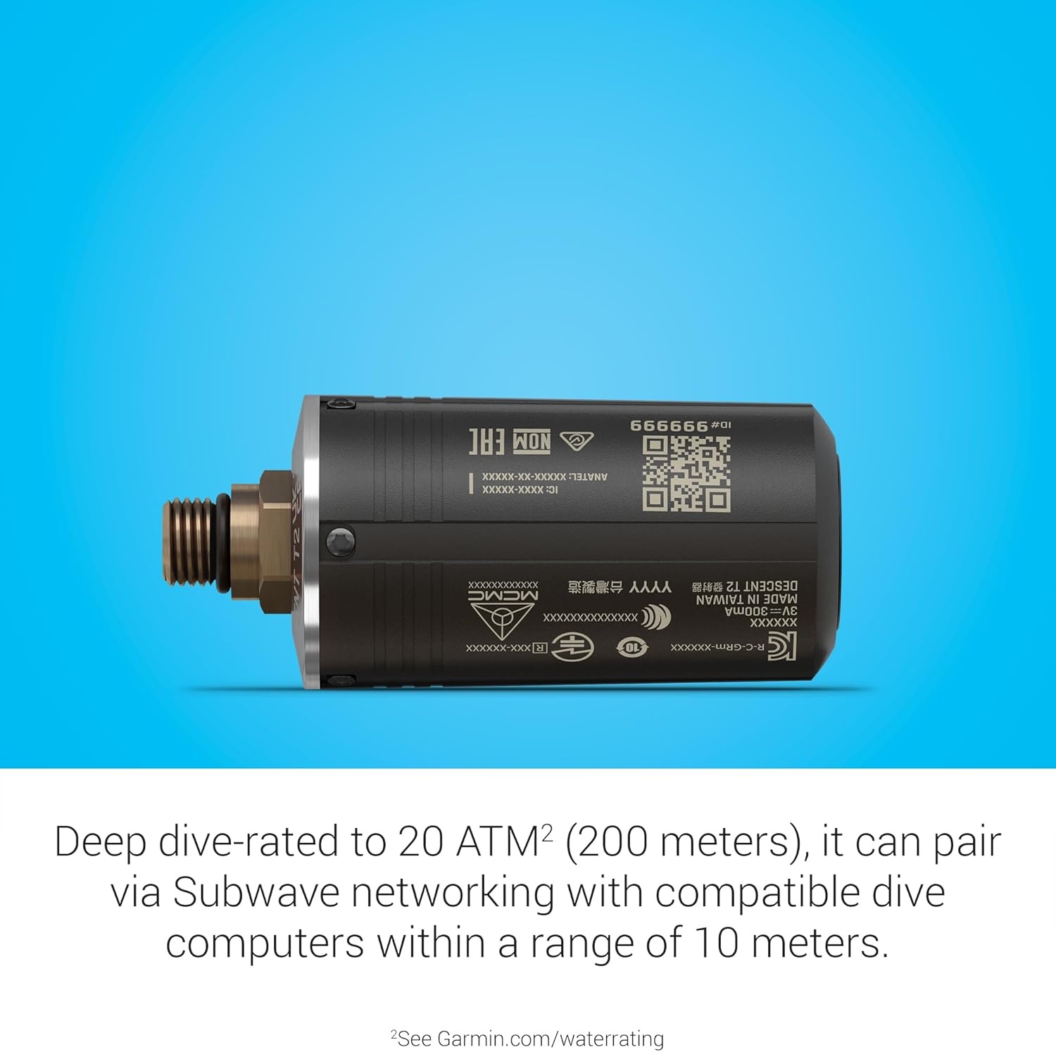 image:imageGarmin Descent T2 Transceiver with Subwave Wireless Communication