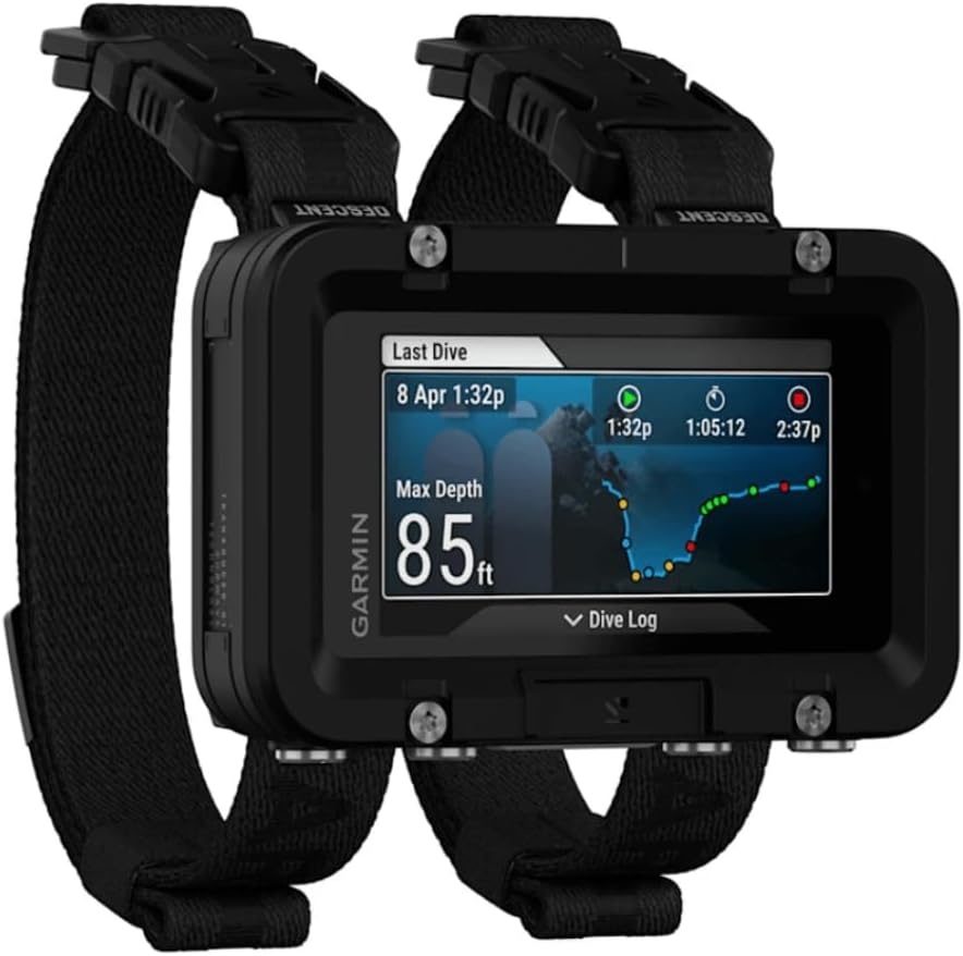image:imageGarmin Descent X50i Premium Dive Computer 3 Touchscreen Display 20 ATM DiveRated with Leakproof Buttons 3 Color Touchscreen 20 Atm Dive Rating Sapphire Lens Leakproof Metal Buttons Builtin Backup Dive Light