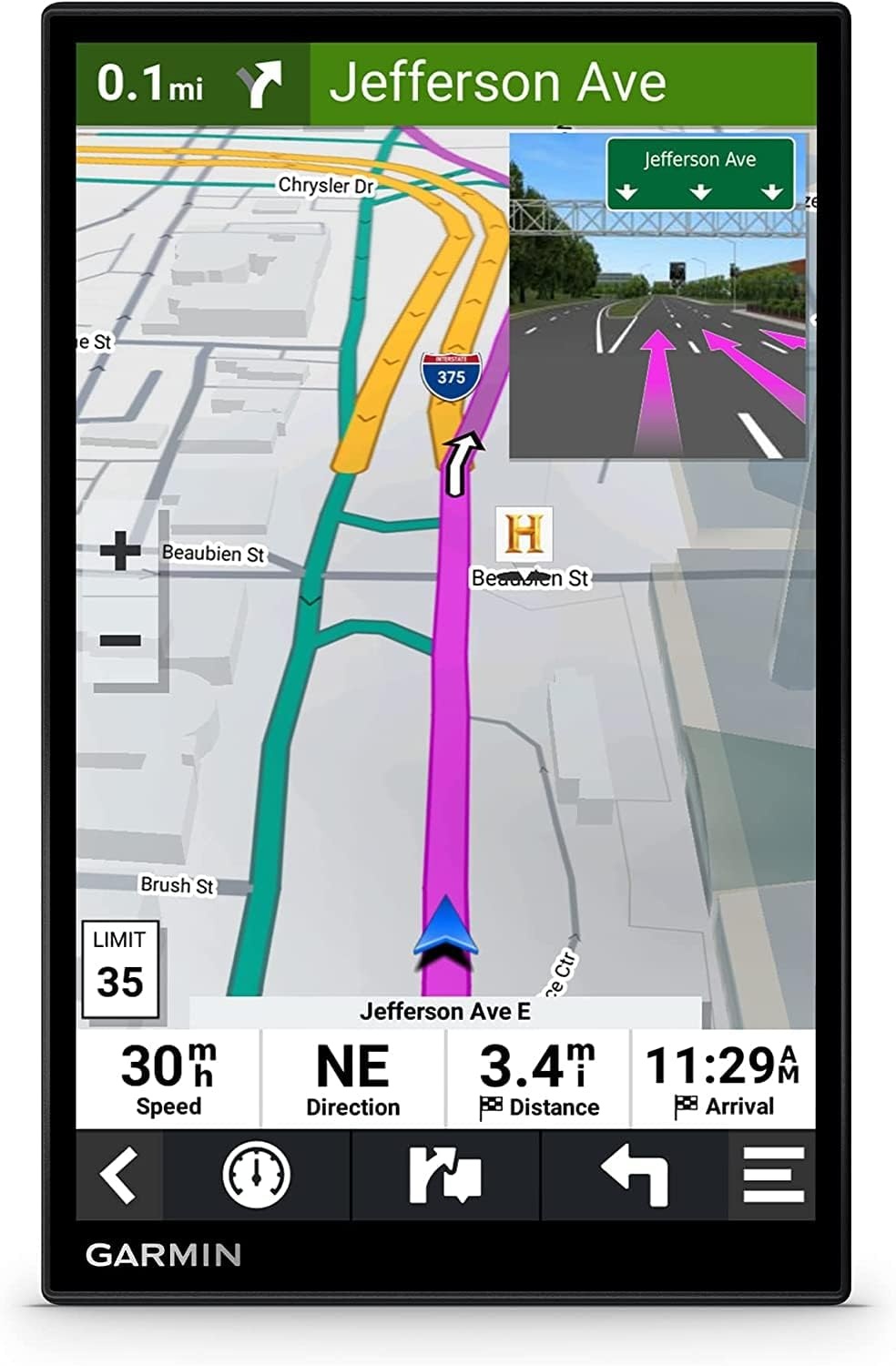 image:imageGarmin DriveSmart 86 8inch Bright Crip Glass Screen Car GPS Navigator 0100247100 Renewed