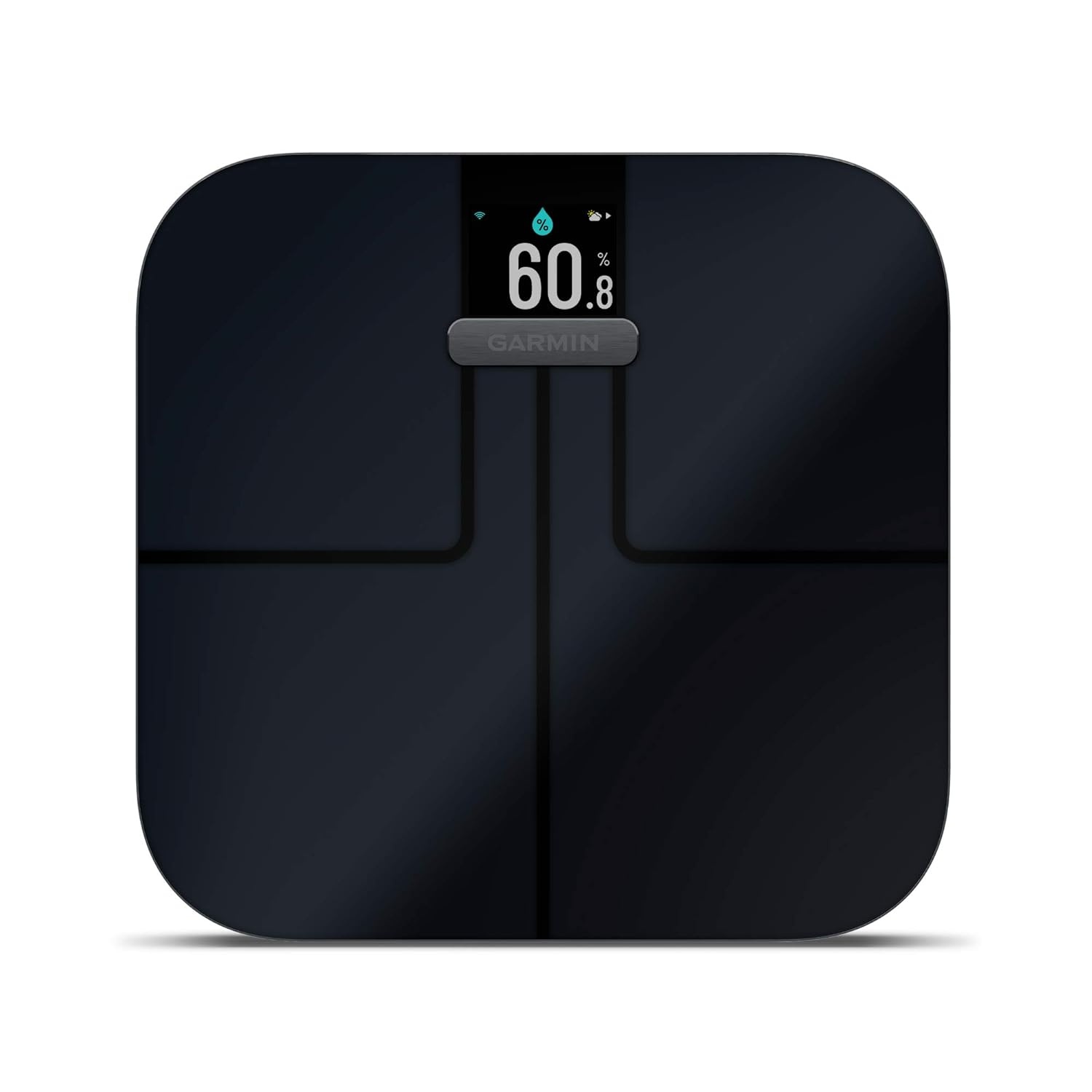 image:imageGarmin Index S2 Smart Scale with Wireless Connectivity Measure Body Fat Muscle Bone Mass Body Water and More Black 0100229402Black Scale with BPM Bundle