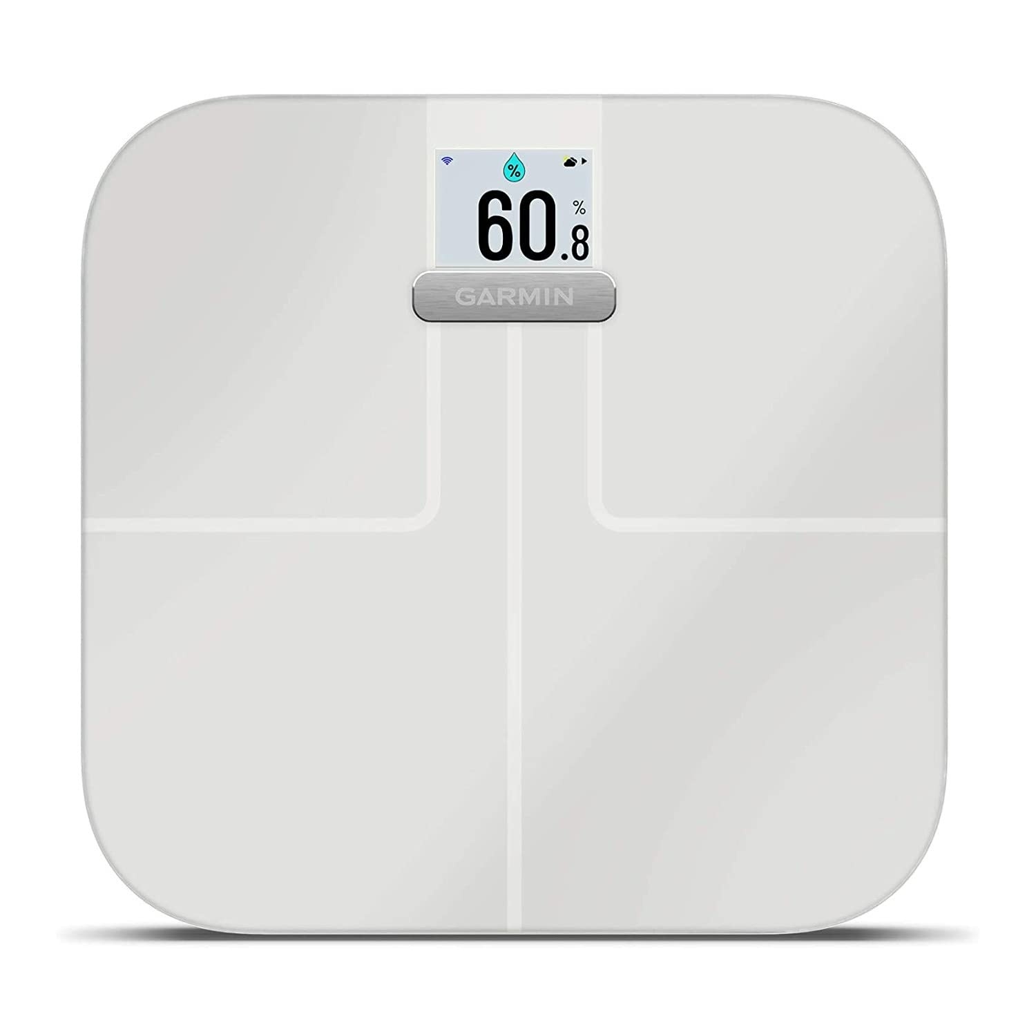 image:imageGarmin Index S2 Smart Scale with Wireless Connectivity Measure Body Fat Muscle Bone Mass Body Water and More Black 0100229402White