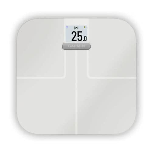 image:imageGarmin Index S2 Smart Scale with Wireless Connectivity Measure Body Fat Muscle Bone Mass Body Water and More Black 0100229402White