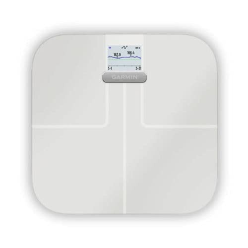 image:imageGarmin Index S2 Smart Scale with Wireless Connectivity Measure Body Fat Muscle Bone Mass Body Water and More Black 0100229402White