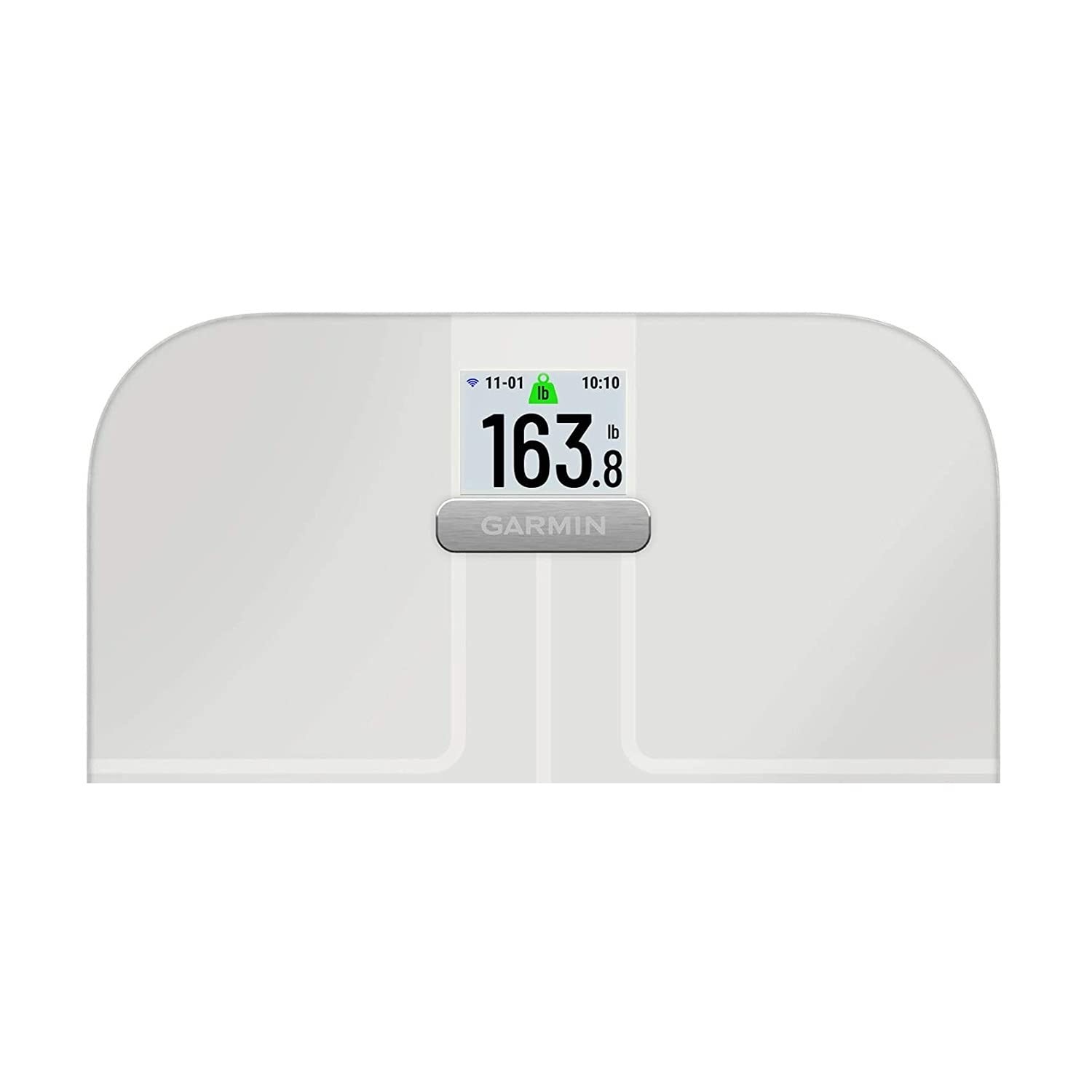 image:imageGarmin Index S2 Smart Scale with Wireless Connectivity Measure Body Fat Muscle Bone Mass Body Water and More Black 0100229402White