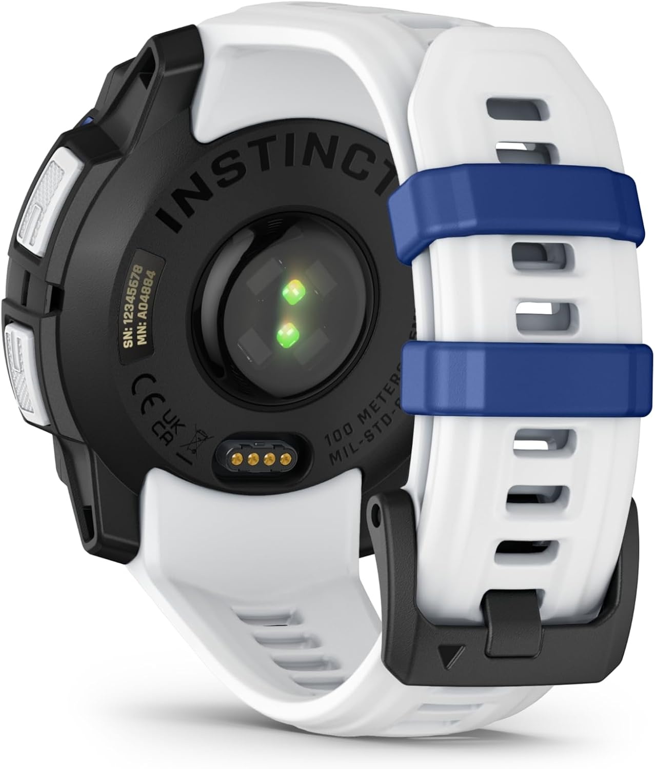 image:imageGarmin Instinct 3 45mm AMOLED Display Rugged Outdoor GPS Smartwatch MetalReinforced Bezel Builtin Flashlight Up to 18 Days of Battery Life Black 45mm Amoled 12 Display MetalReinforced Bezel Builtin Flashlight Up to 18 Days Battery MultiBand GPS 10 AtmWhitestoneBolt Blue