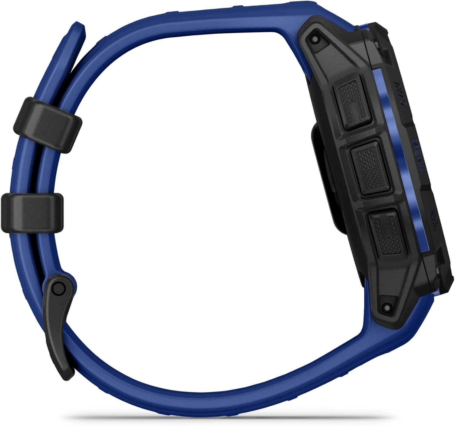 image:imageGarmin Instinct 3 45mm AMOLED Display Rugged Outdoor GPS Smartwatch MetalReinforced Bezel Builtin Flashlight Up to 18 Days of Battery Life Black 45mm Amoled 12 Display MetalReinforced Bezel Builtin Flashlight Up to 18 Days Battery MultiBand GPS 10 AtmBlack with Bolt Blue