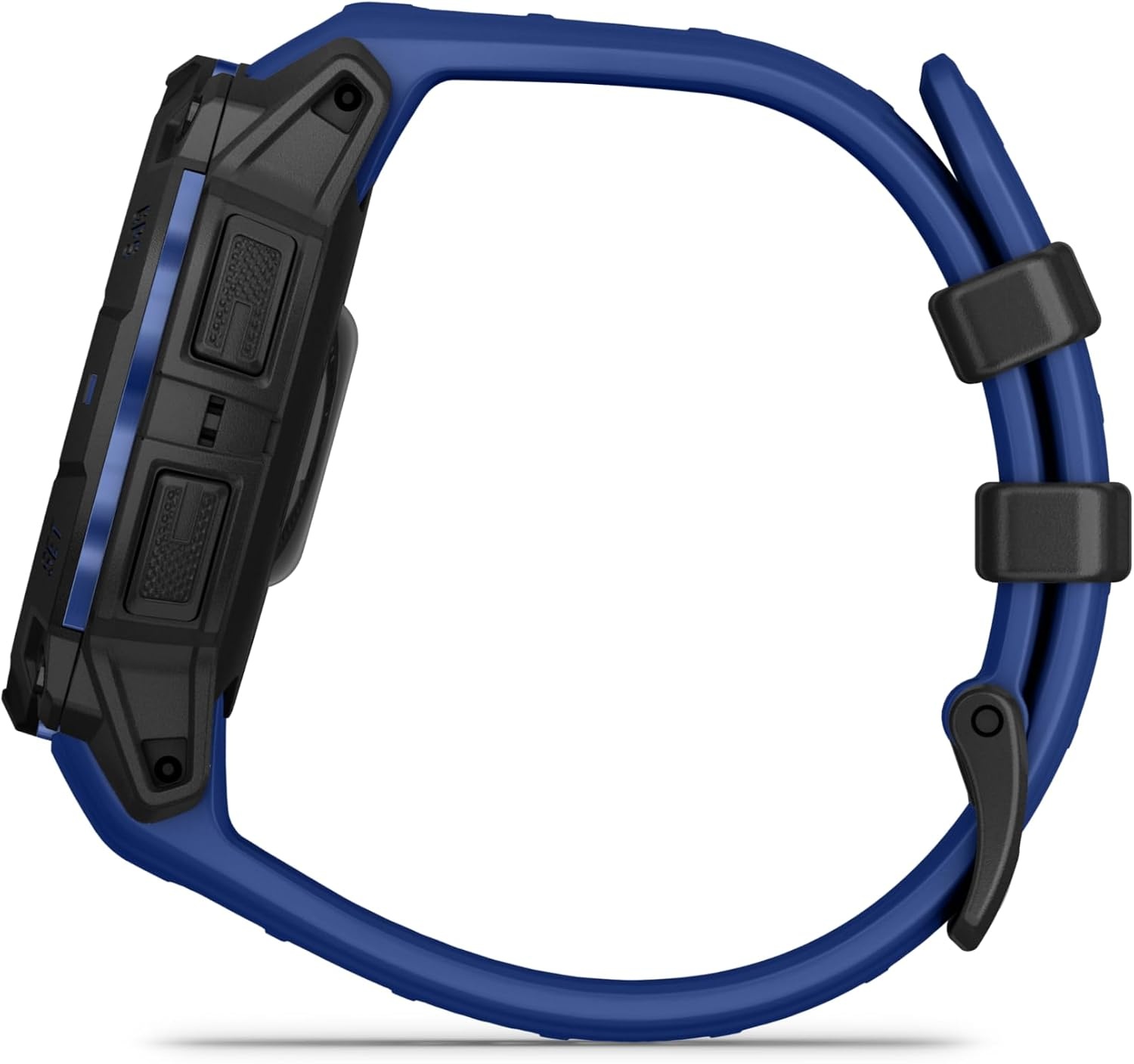 image:imageGarmin Instinct 3 45mm AMOLED Display Rugged Outdoor GPS Smartwatch MetalReinforced Bezel Builtin Flashlight Up to 18 Days of Battery Life Black 45mm Amoled 12 Display MetalReinforced Bezel Builtin Flashlight Up to 18 Days Battery MultiBand GPS 10 AtmBlack with Bolt Blue