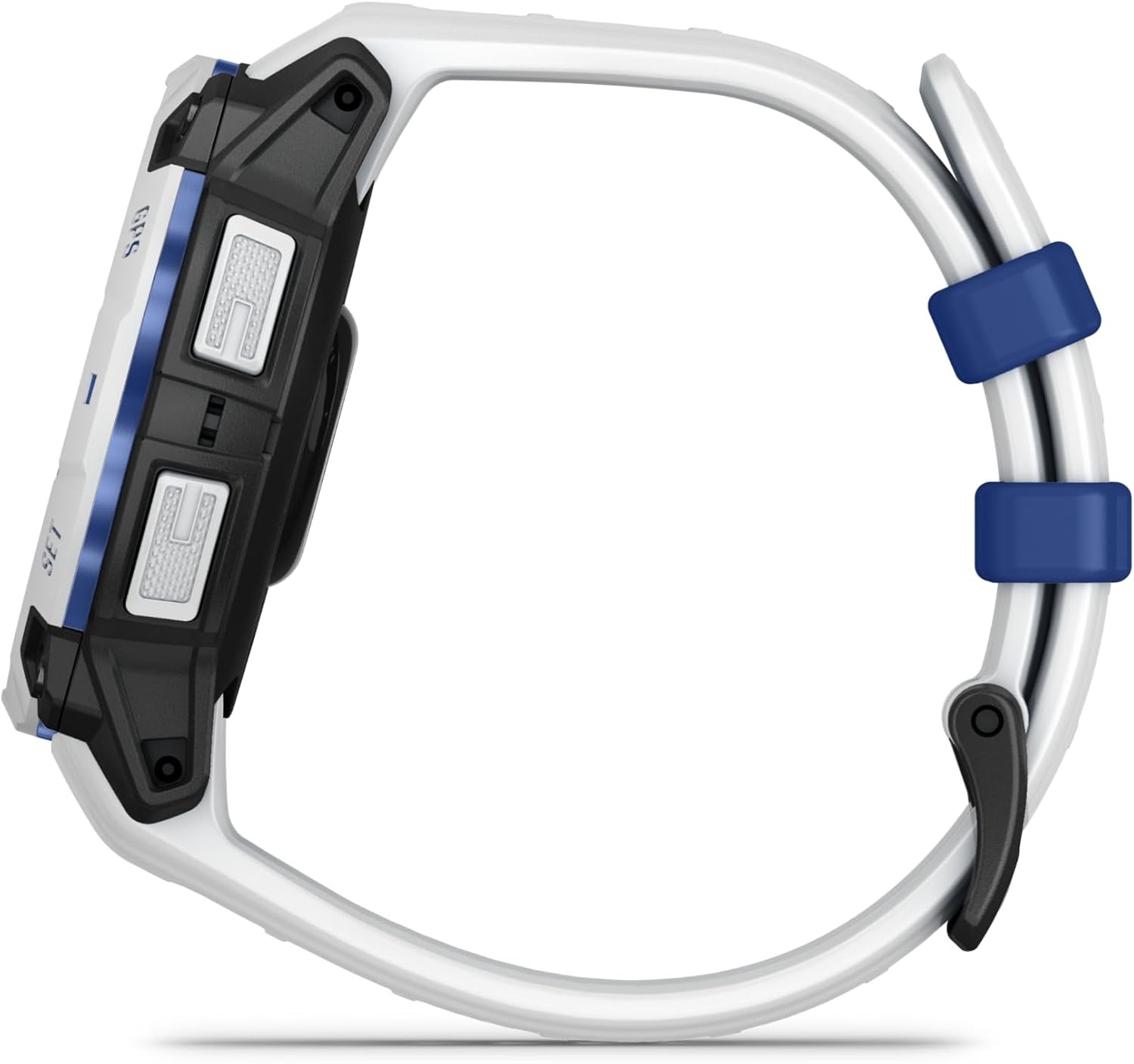 image:imageGarmin Instinct 3 45mm AMOLED Display Rugged Outdoor GPS Smartwatch MetalReinforced Bezel Builtin Flashlight Up to 18 Days of Battery Life Black 45mm Amoled 12 Display MetalReinforced Bezel Builtin Flashlight Up to 18 Days Battery MultiBand GPS 10 AtmWhitestoneBolt Blue