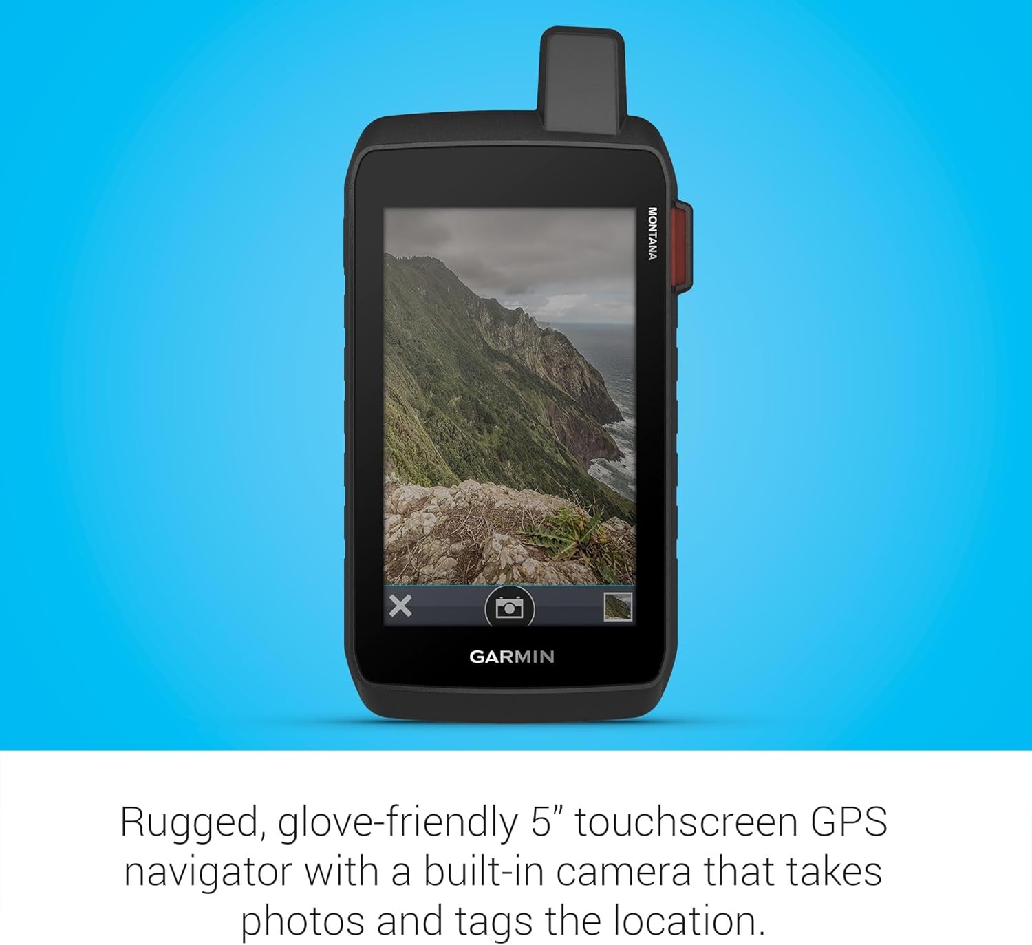image:imageGarmin Montana 710i Rugged GPS Handheld Navigator with Builtin inReach Technology for SOS and 2way Texts in Remote Areas 5 Touchscreen Satellite Imagery and Maps for Routing on Roads or TrailsMontana 760i
