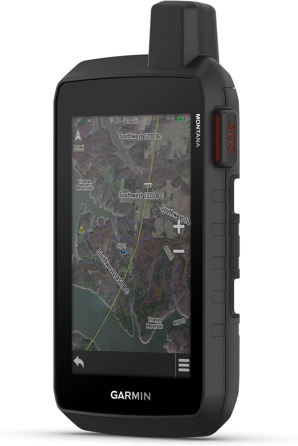 image:imageGarmin Montana 710i Rugged GPS Handheld Navigator with Builtin inReach Technology for SOS and 2way Texts in Remote Areas 5 Touchscreen Satellite Imagery and Maps for Routing on Roads or TrailsMontana 760i