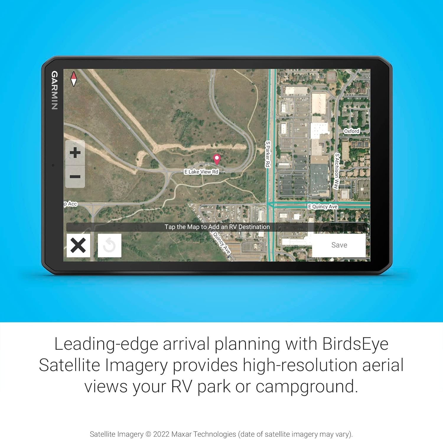 image:imageGarmin RV 795 Large EasytoRead 7 GPS RV Navigator Custom Routing HighResolution Birdseye Satellite Imagery Directory of Parks and Services Access Live Traffic and Weather 7 Touchscreen Custom Rv Routing Birdseye Imagery Preloaded Campgrounds Live Traffic and Weather8 without Dash Cam