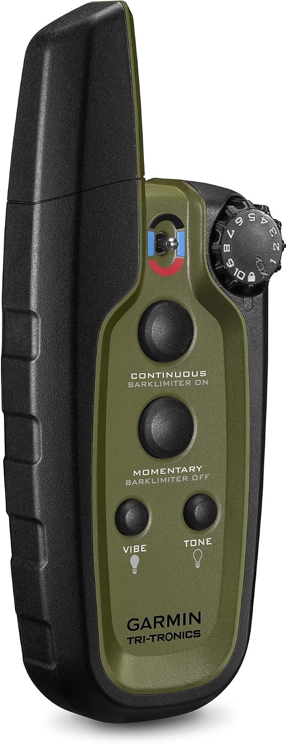 image:imageGarmin Sport PRO Bundle Dog Training Collar and Handheld 1Handed Training of Up to 3 Dogs Tone and Vibration Supports Up to 3 Dogs Tone and Vibration and Cont and Momentary Stim Barklimiter LED Up to 60hCollar Handheld