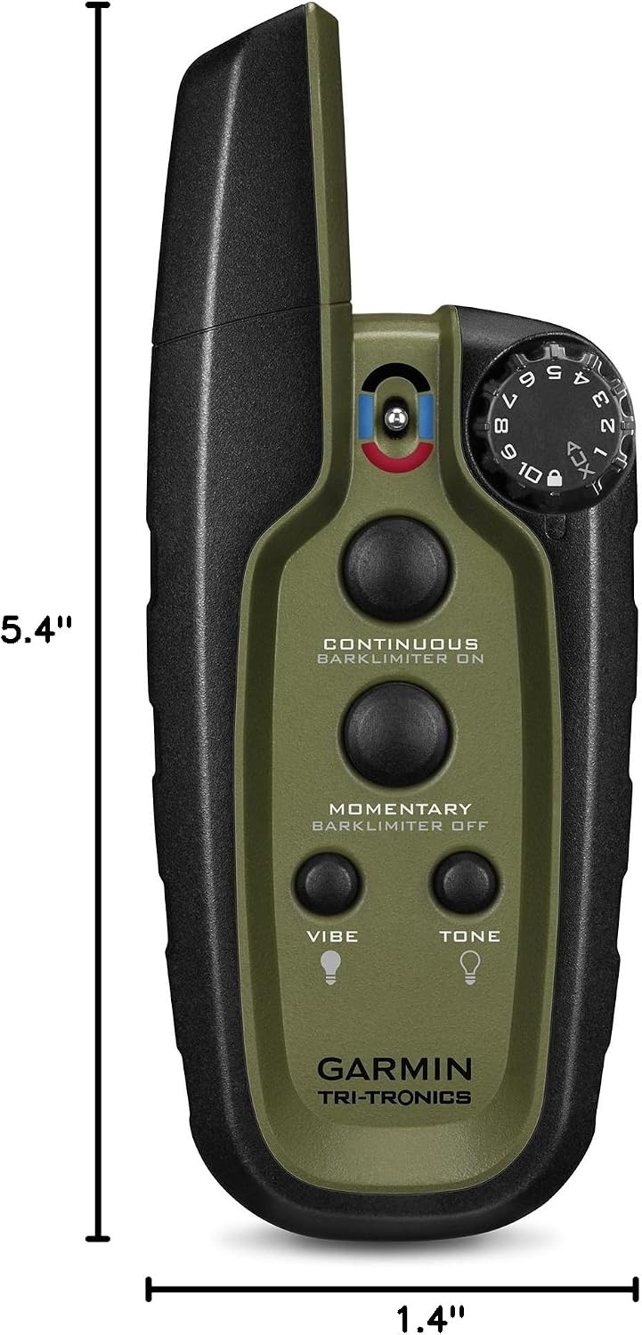 image:imageGarmin Sport PRO Bundle Dog Training Collar and Handheld 1Handed Training of Up to 3 Dogs Tone and Vibration Supports Up to 3 Dogs Tone and Vibration and Cont and Momentary Stim Barklimiter LED Up to 60hCollar Handheld