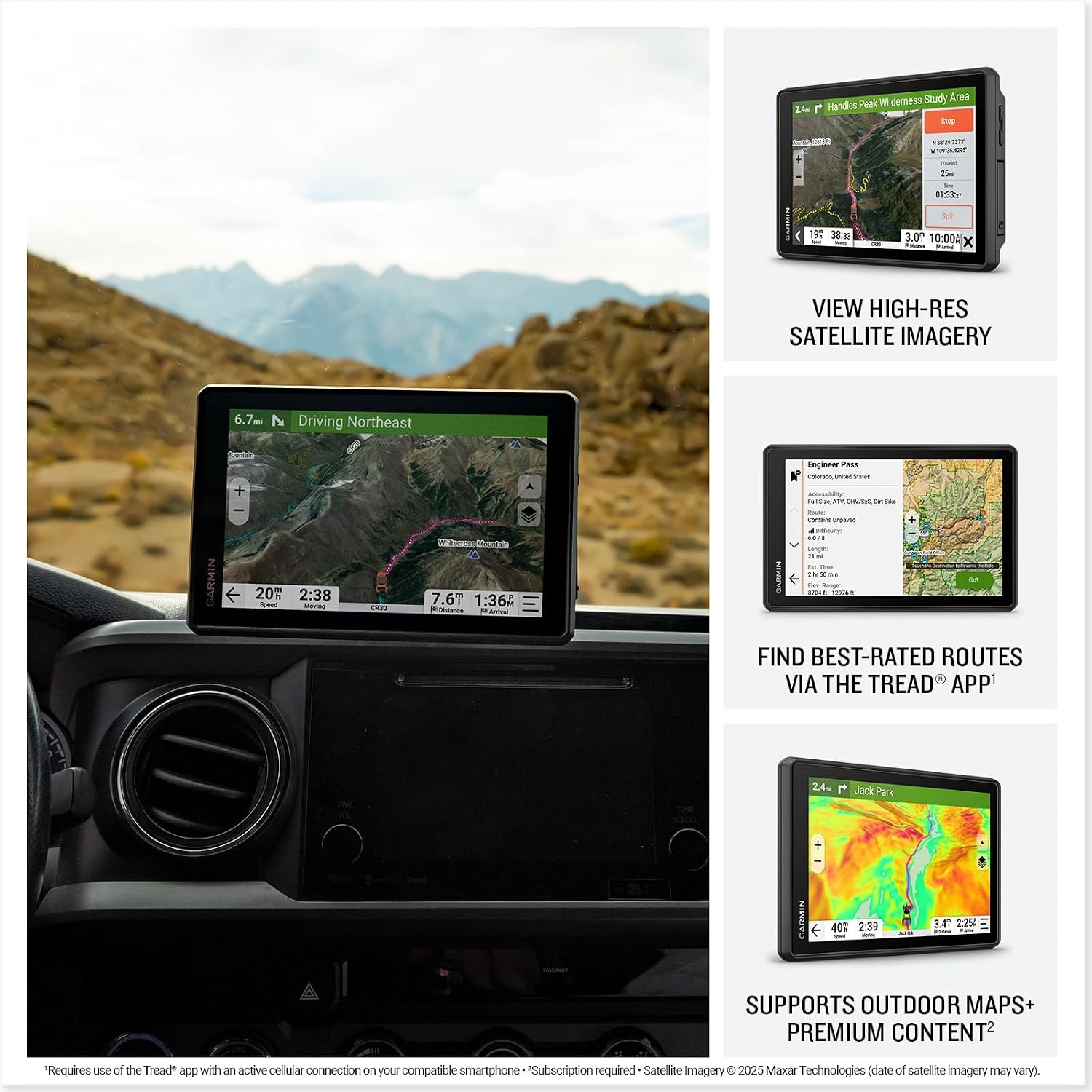 image:imageGarmin Tread 2 Overland Edition Rugged 8inch AllTerrain Navigator for OffTheGrid Travels