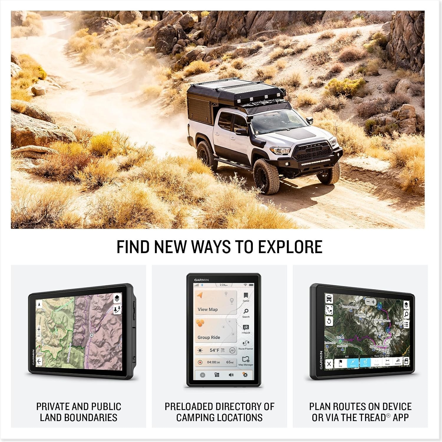 image:imageGarmin Tread 2 Overland Edition Rugged 8inch AllTerrain Navigator for OffTheGrid Travels