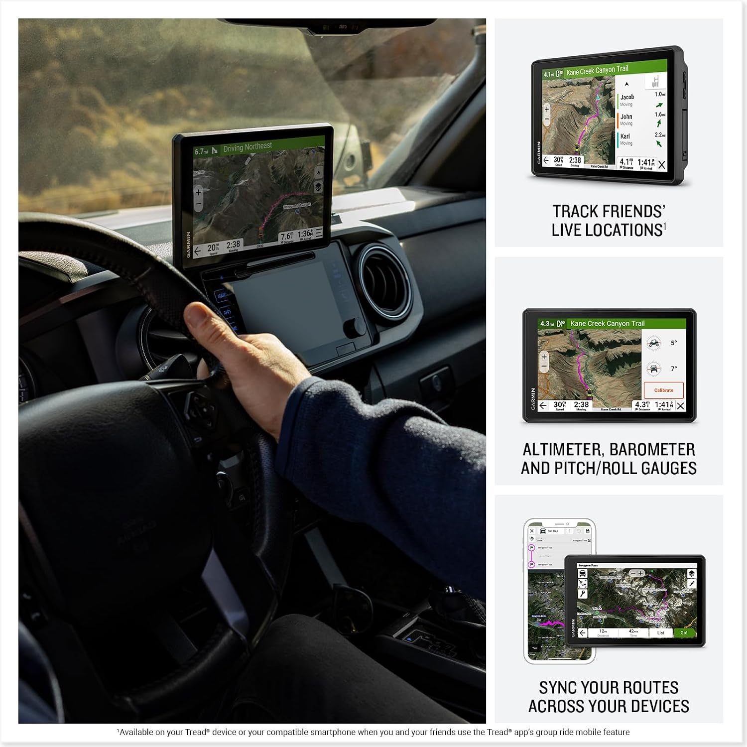 image:imageGarmin Tread 2 Overland Edition Rugged 8inch AllTerrain Navigator for OffTheGrid Travels
