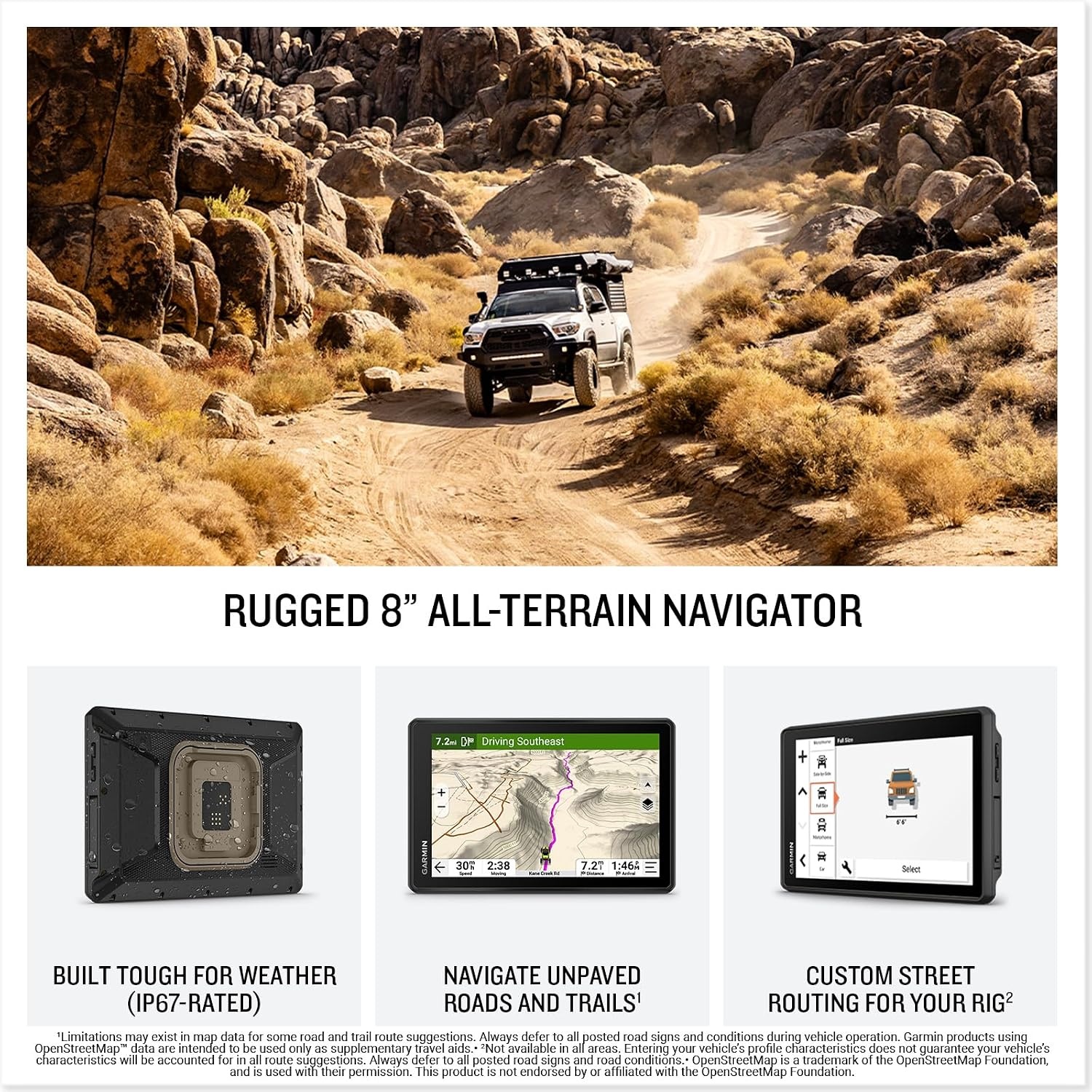 image:imageGarmin Tread 2 Overland Edition Rugged 8inch AllTerrain Navigator for OffTheGrid Travels