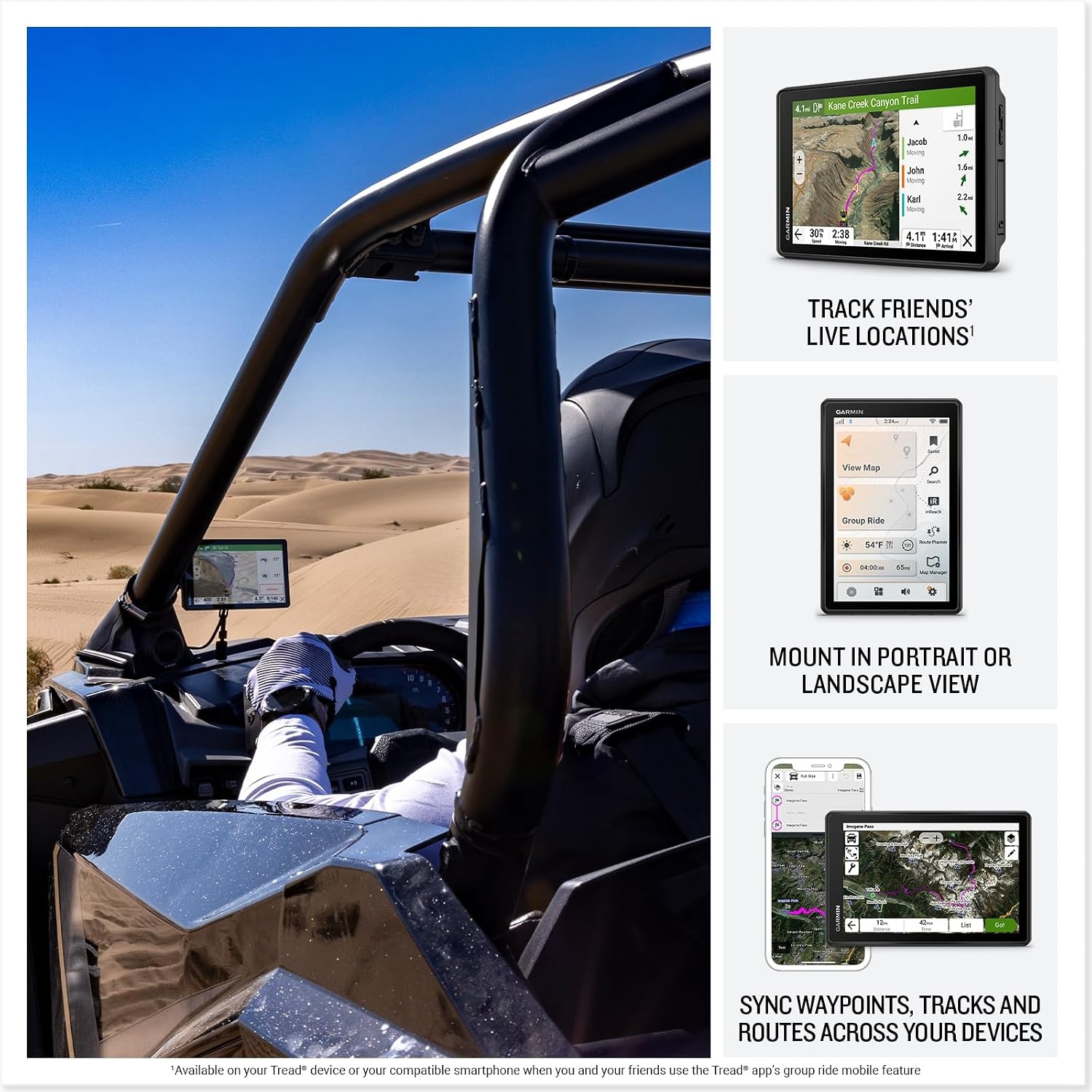 image:imageGarmin Tread 2 SxS Edition Rugged 8inch Powersport Navigator for Thrilling OffRoad Rides
