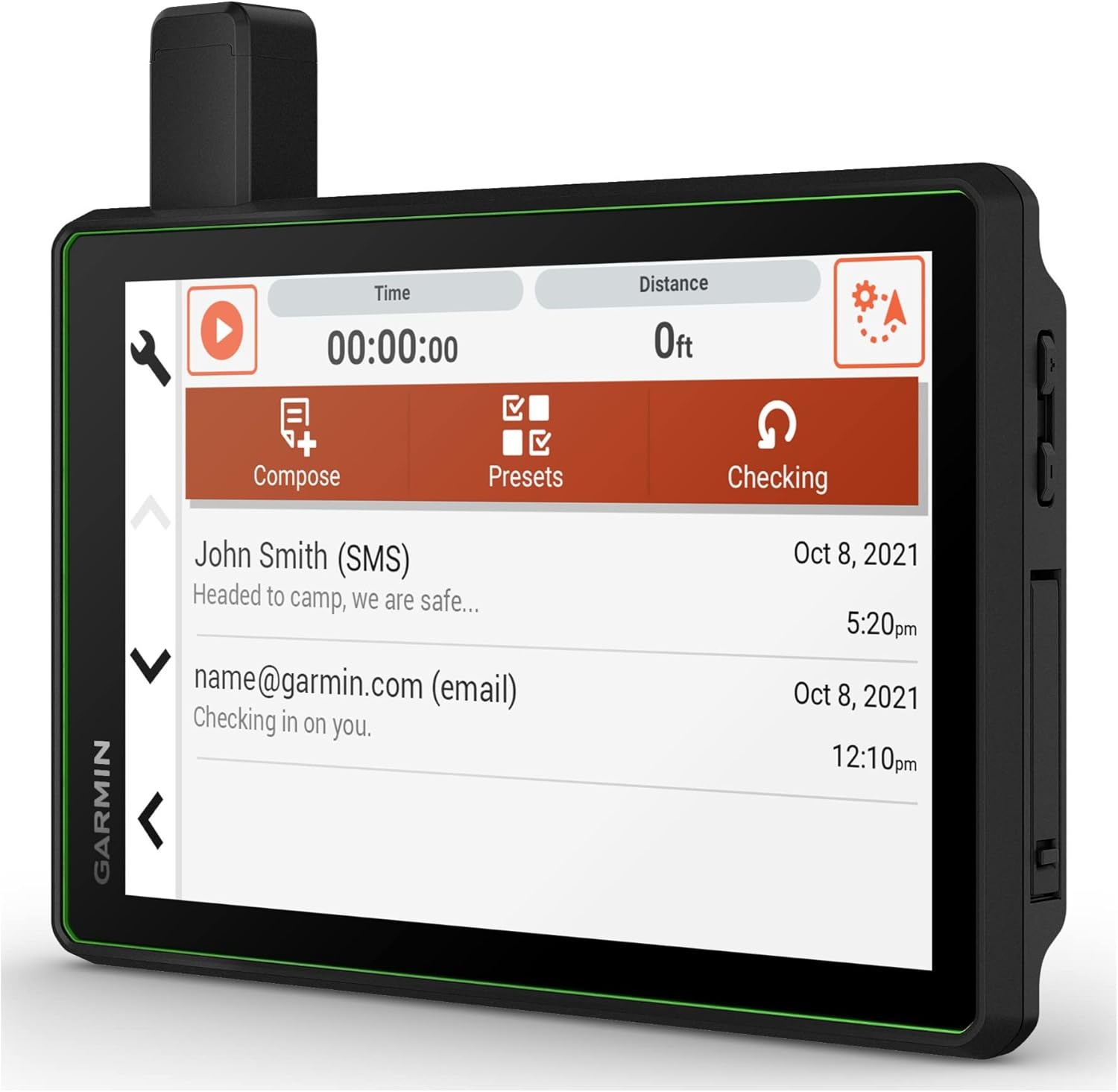 image:imageGarmin Tread XL Baja Race Edition Rugged ultrabright 10 OffRoad Race Navigator highPerformance GPS for Trophy Trucks Team Tracking with Builtin inReach Satellite CommunicationTread SxS