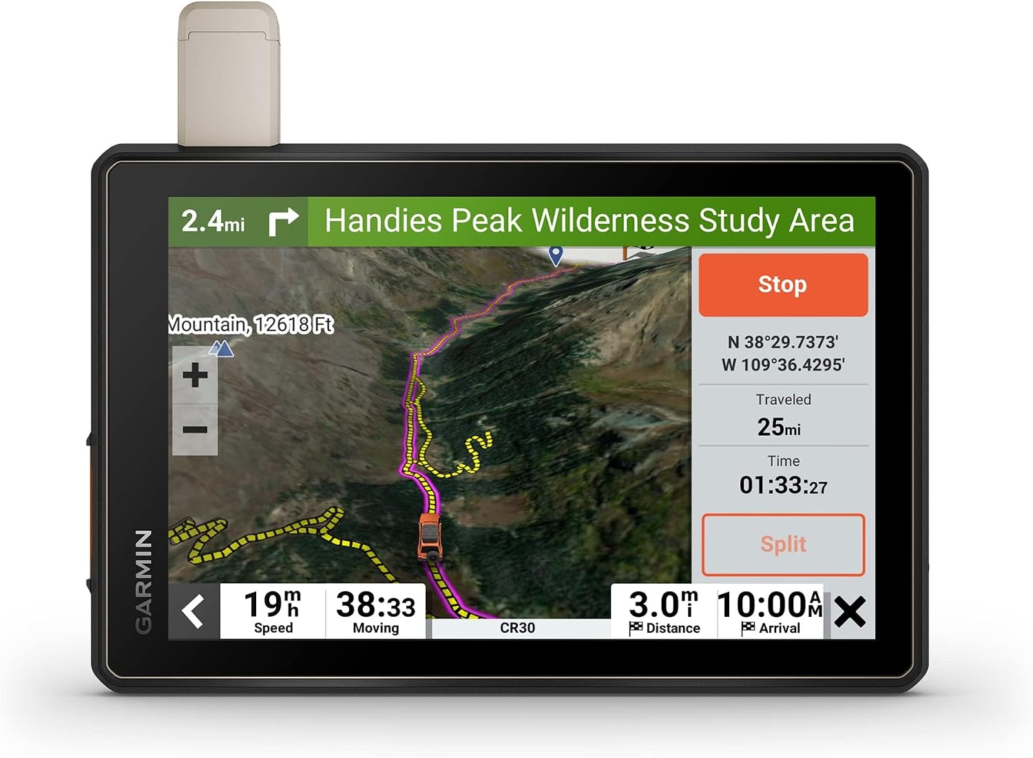 image:imageGarmin Tread XL Baja Race Edition Rugged ultrabright 10 OffRoad Race Navigator highPerformance GPS for Trophy Trucks Team Tracking with Builtin inReach Satellite CommunicationTread Overland