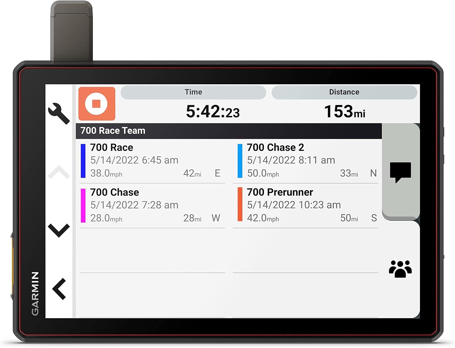 image:imageGarmin Tread XL Baja Race Edition Rugged ultrabright 10 OffRoad Race Navigator highPerformance GPS for Trophy Trucks Team Tracking with Builtin inReach Satellite CommunicationTread XL Baja Chase