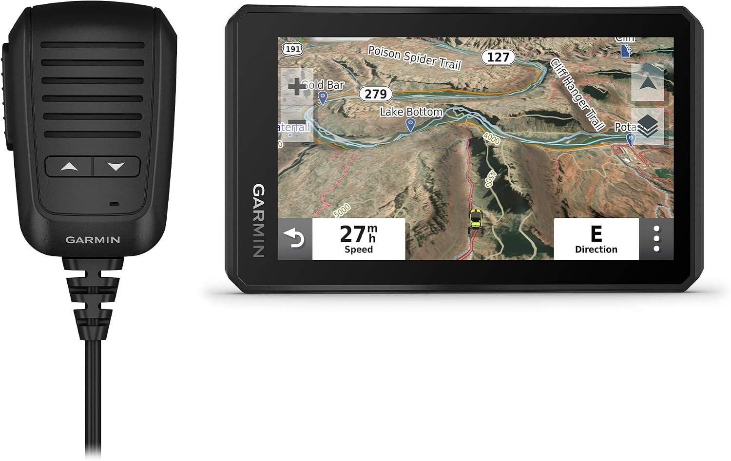 image:imageGarmin Tread XL Baja Race Edition Rugged ultrabright 10 OffRoad Race Navigator highPerformance GPS for Trophy Trucks Team Tracking with Builtin inReach Satellite CommunicationTread Powersport OffRoad Navigator with Group Ride Radio