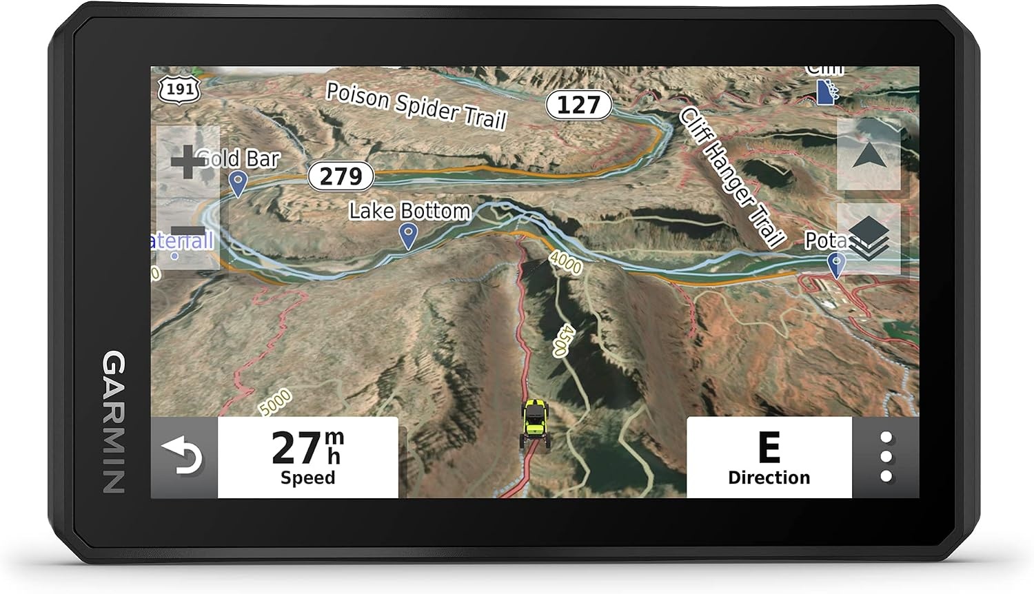 image:imageGarmin Tread XL Baja Race Edition Rugged ultrabright 10 OffRoad Race Navigator highPerformance GPS for Trophy Trucks Team Tracking with Builtin inReach Satellite CommunicationTread Powersport OffRoad Navigator