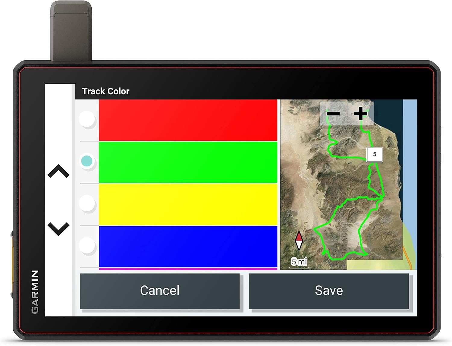 image:imageGarmin Tread XL Baja Race Edition Rugged ultrabright 10 OffRoad Race Navigator highPerformance GPS for Trophy Trucks Team Tracking with Builtin inReach Satellite CommunicationTread XL Baja Chase