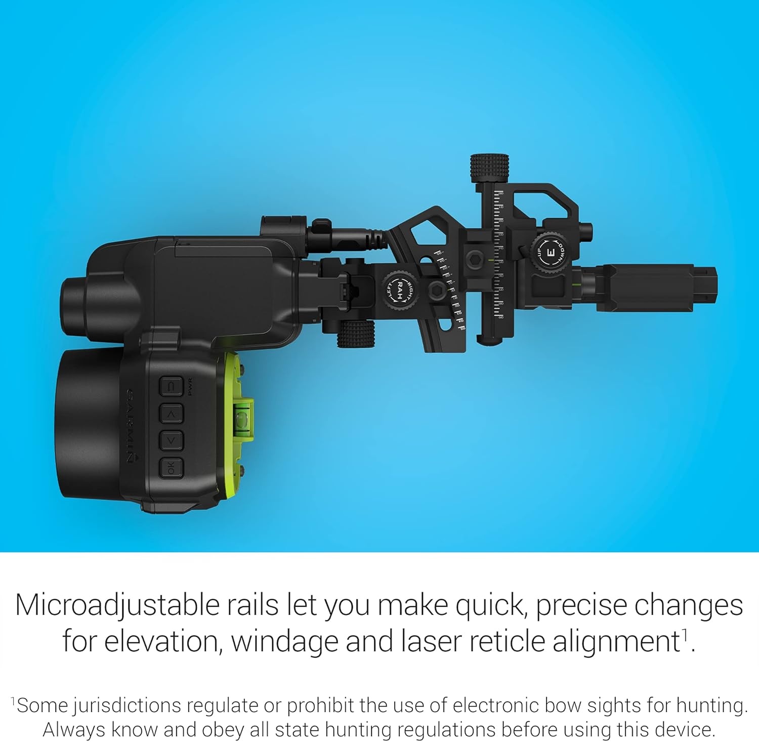 image:imageGarmin Xero A1i PRO Bow Sight RightHanded Autoranging Digital Sight with Microadjustments for Elevation Windage and MoreLeftHanded