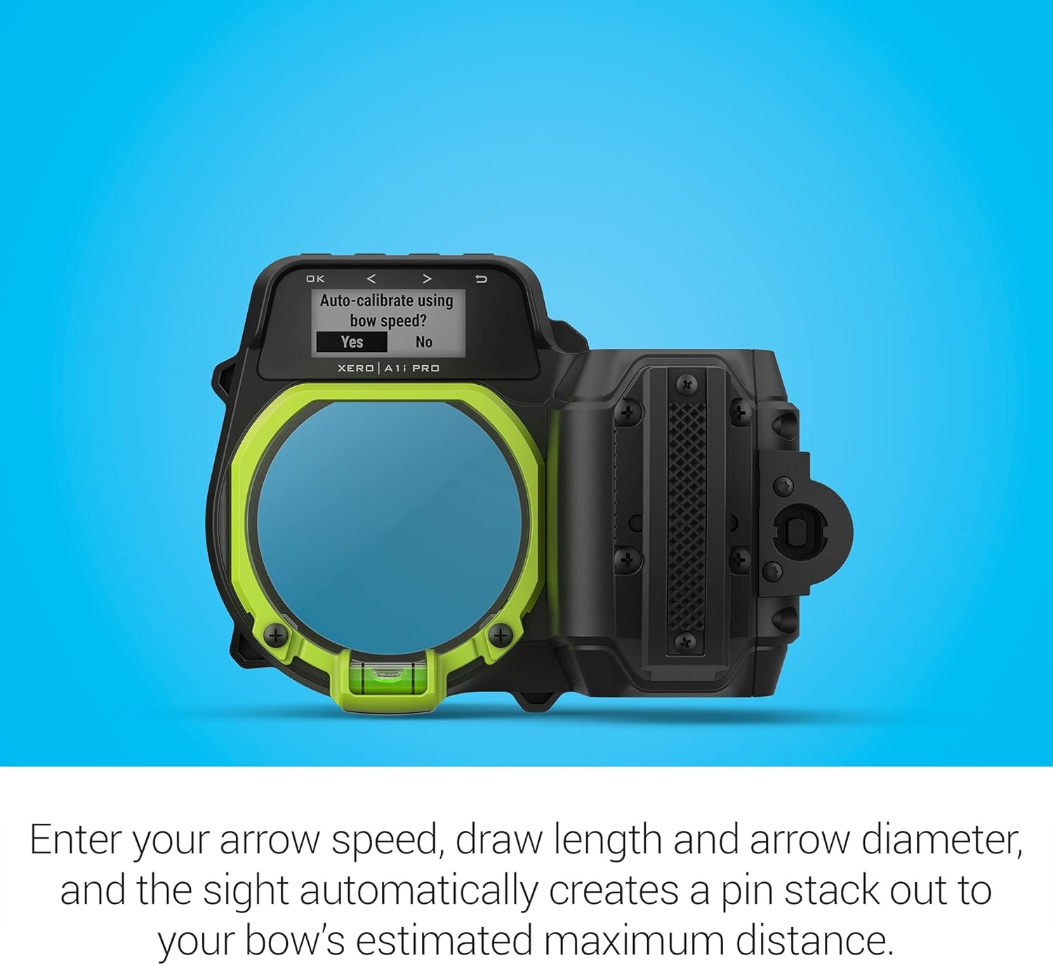 image:imageGarmin Xero A1i PRO Bow Sight RightHanded Autoranging Digital Sight with Microadjustments for Elevation Windage and MoreLeftHanded