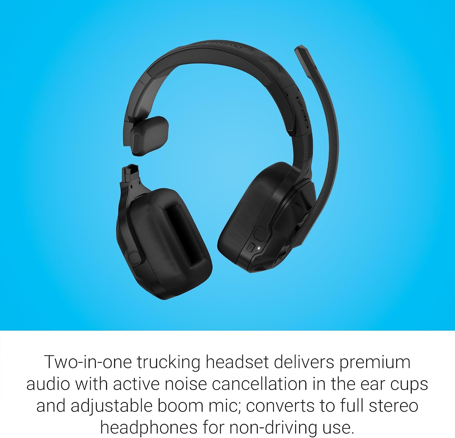 image:imageGarmin dzl Headset 110 Premium Trucking Headset Active Noise Cancellation Long Battery Life 60 Hours of Talk Time Builtin LED Flashlight Up to 60 Hr Talk and 35 Hr Media Builtin LED Flashlight USBC Charging2IN1