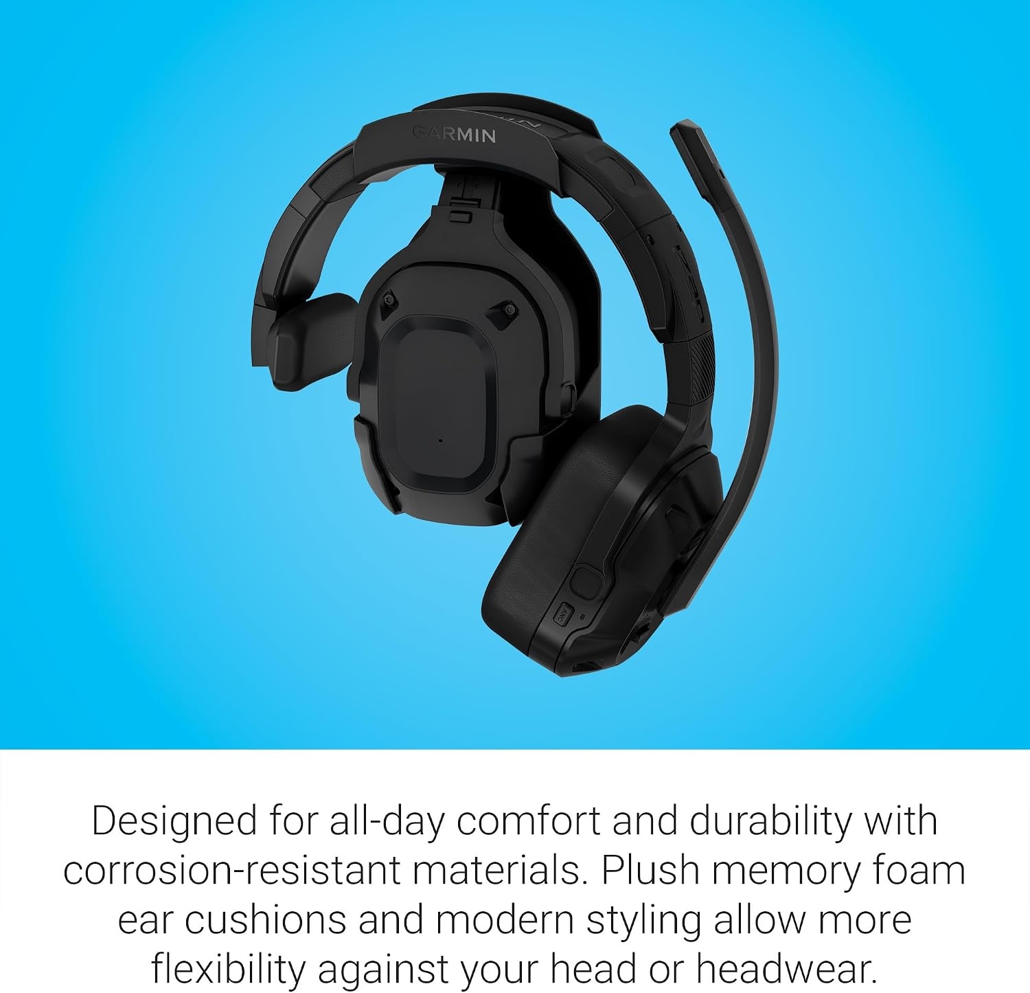 image:imageGarmin dzl Headset 110 Premium Trucking Headset Active Noise Cancellation Long Battery Life 60 Hours of Talk Time Builtin LED Flashlight Up to 60 Hr Talk and 35 Hr Media Builtin LED Flashlight USBC Charging2IN1