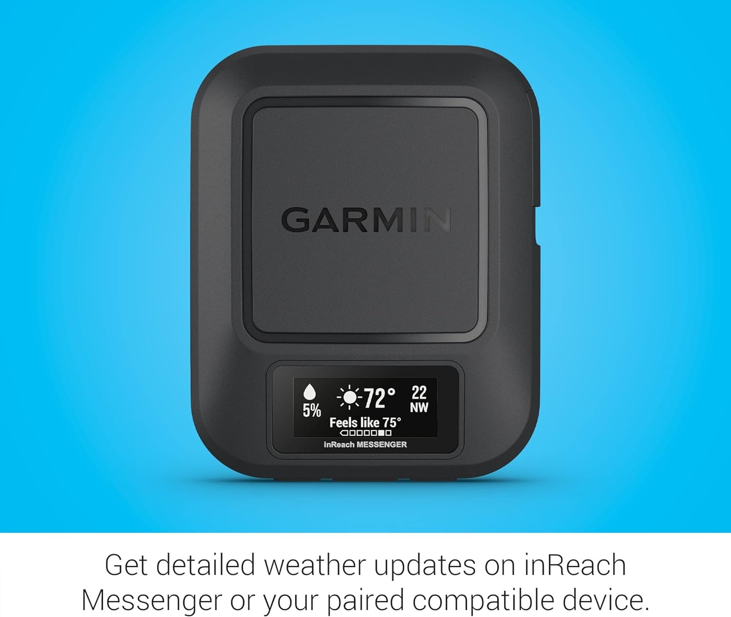 image:imageGarmin inReach Messenger Plus SOS Satellite Communicator with Photo Text amp Voice Messaging Without Cell Service Long Battery Life Durable TemperatureResistant WaterResistant IPX7 Design TwoWay Global Satellite Messaging 600 Characters 247 Sos to Garmin Response Center MilSpec Build IPX7 Water RatingNo Photo and Voice Messaging