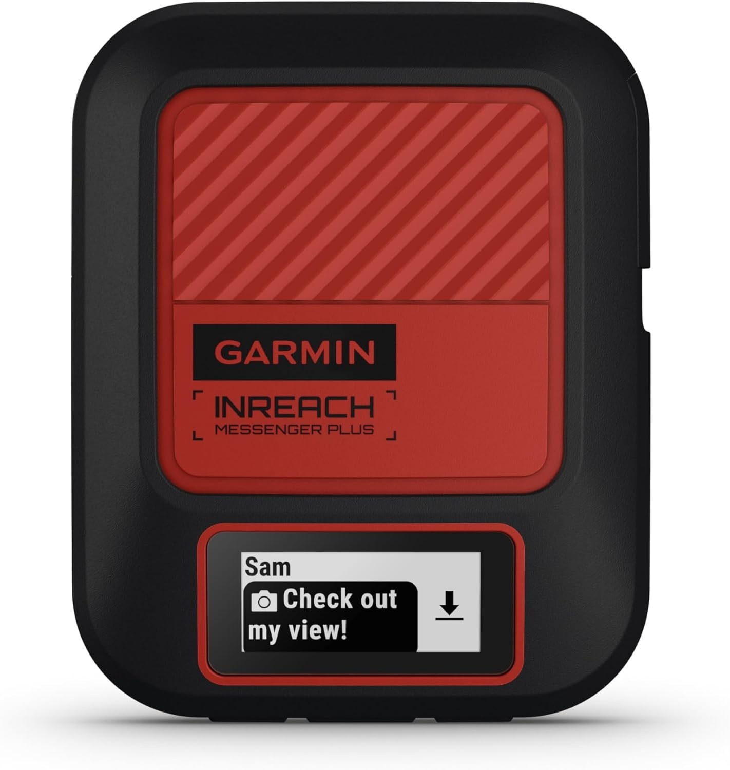 image:imageGarmin inReach Messenger Plus SOS Satellite Communicator with Photo Text amp Voice Messaging Without Cell Service Long Battery Life Durable TemperatureResistant WaterResistant IPX7 Design TwoWay Global Satellite Messaging 600 Characters 247 Sos to Garmin Response Center MilSpec Build IPX7 Water RatingPhoto and Voice Messaging