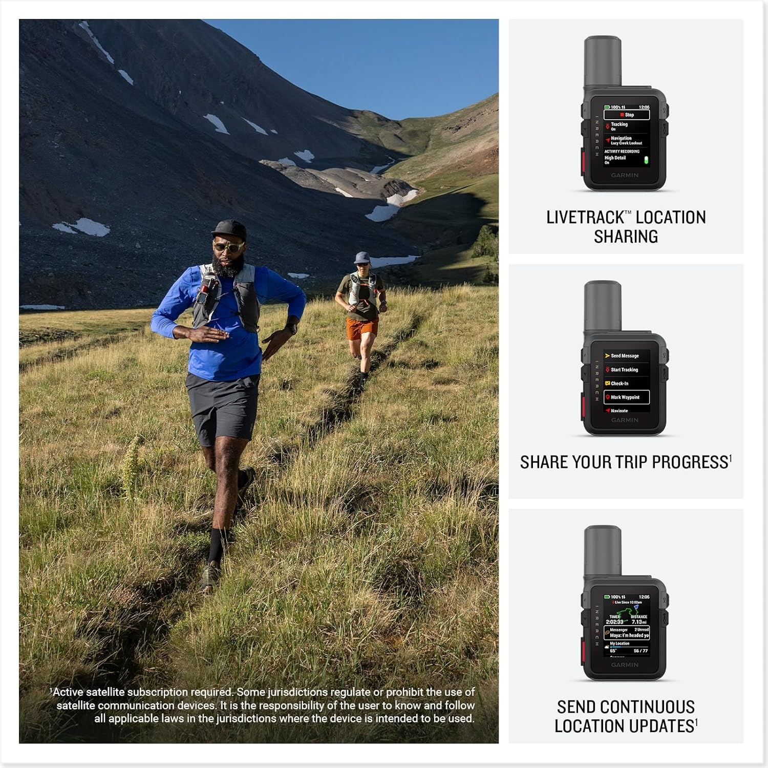 image:imageGarmin inReach Mini 3 Plus Rugged Global Satellite Communicator with Touchscreen Texting Photo amp Voice Messaging Emergency SOS Messages amp Battery Up to 350 Hours with 10min inReach Tracking Rugged Satellite Communicator with Color 19 Touchscreen TwoWay Text 600 Chars Photo and Voice Messaging USBC ChargingNo Photo and Voice Messaging