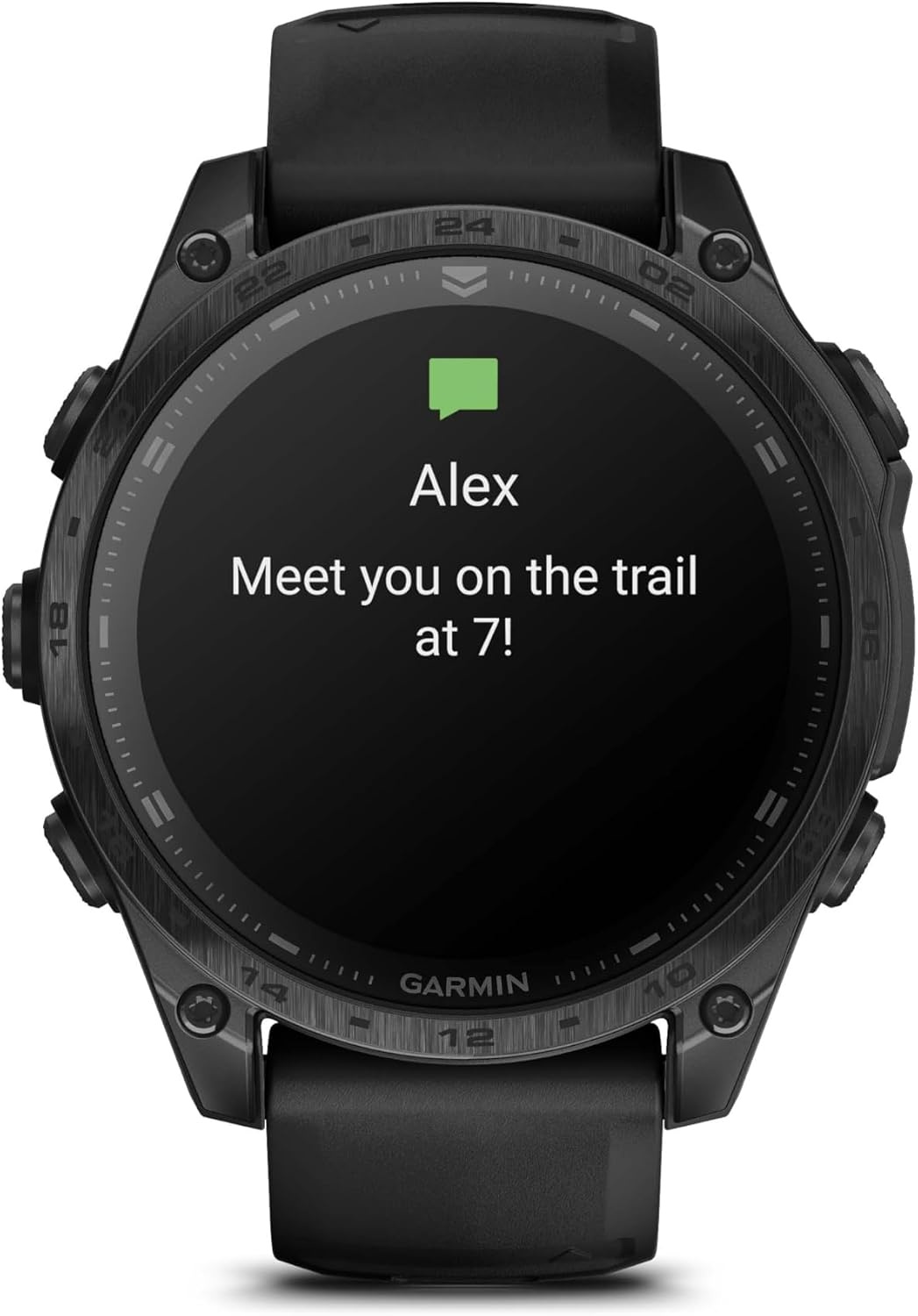 image:imageGarmin tactix 8 51mm Solar Charged Display Premium Tactical GPS Smartwatch Includes Applied Ballistics Ultralight Solver 14Inch Solar Amoled Ti Bezel and Power Sapphire Applied Ballistics Ultralight Solver MultiBand GPSAMOLED Black