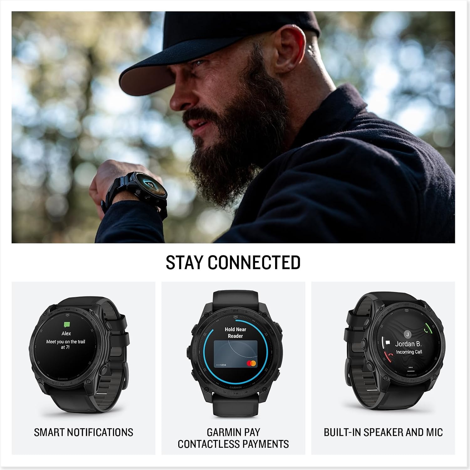 image:imageGarmin tactix 8 51mm Solar Charged Display Premium Tactical GPS Smartwatch Includes Applied Ballistics Ultralight Solver 14Inch Solar Amoled Ti Bezel and Power Sapphire Applied Ballistics Ultralight Solver MultiBand GPSAMOLED Black