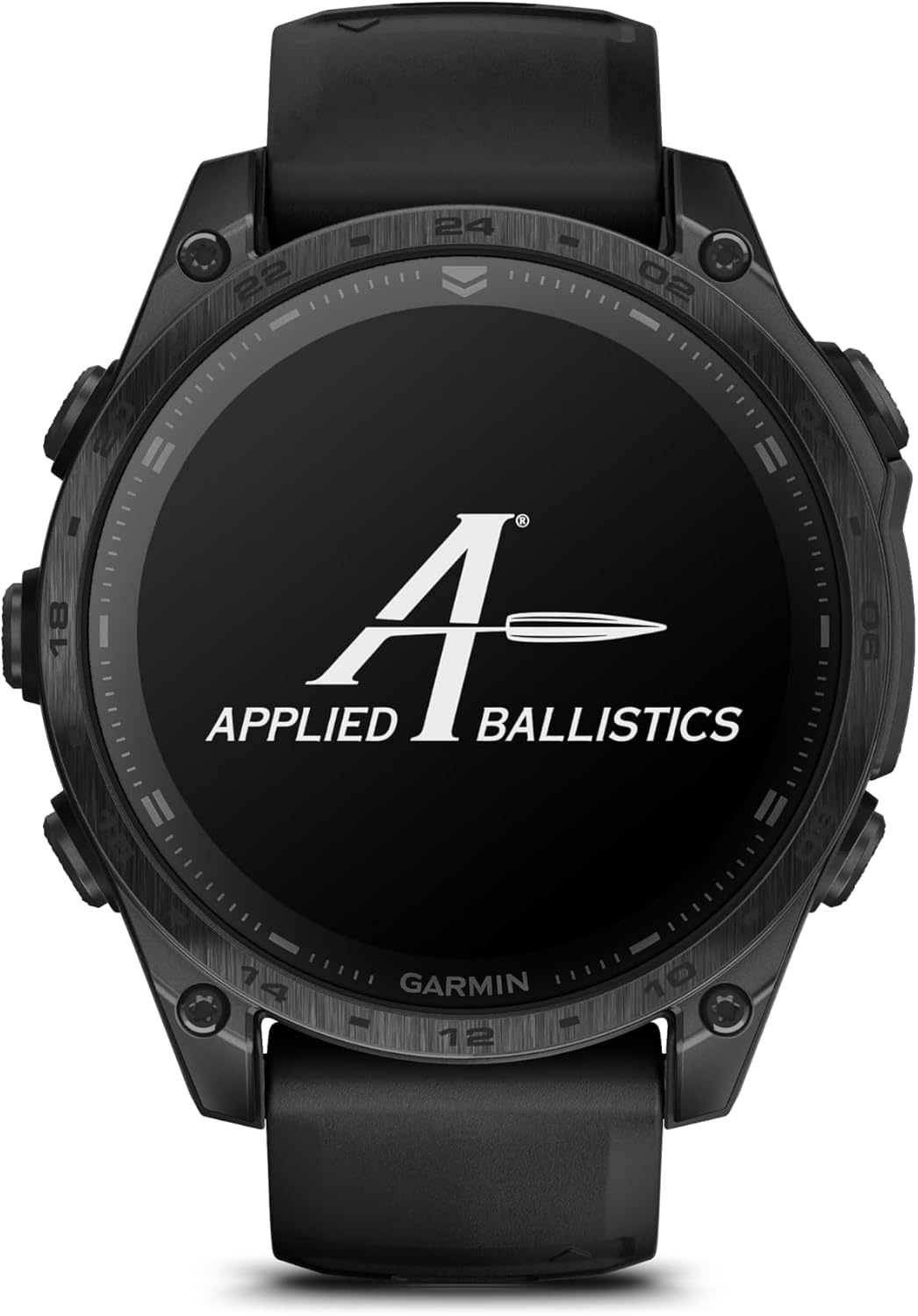 image:imageGarmin tactix 8 51mm Solar Charged Display Premium Tactical GPS Smartwatch Includes Applied Ballistics Ultralight Solver 14Inch Solar Amoled Ti Bezel and Power Sapphire Applied Ballistics Ultralight Solver MultiBand GPSAMOLED Black