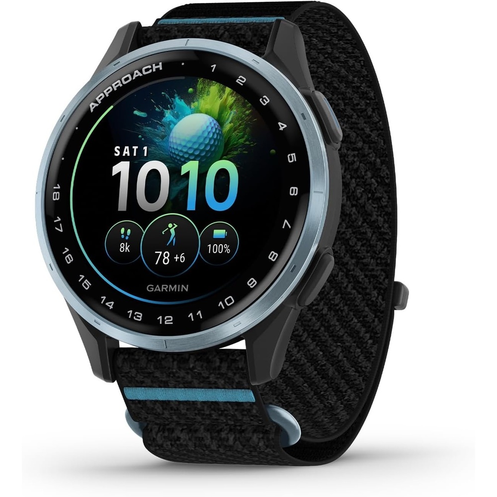 image:imageGarmin Approach J1 Junior Golf Watch with GPS Bright and Colorful Display TeeOff Guidance Essential Features for Learning and Improving Black 12 Amoled Touchscreen TeeOff Guidance Personal Par PaceofPlay 43 000 Plus Courses Up to 15 Hr GPS 5 AtmBlack