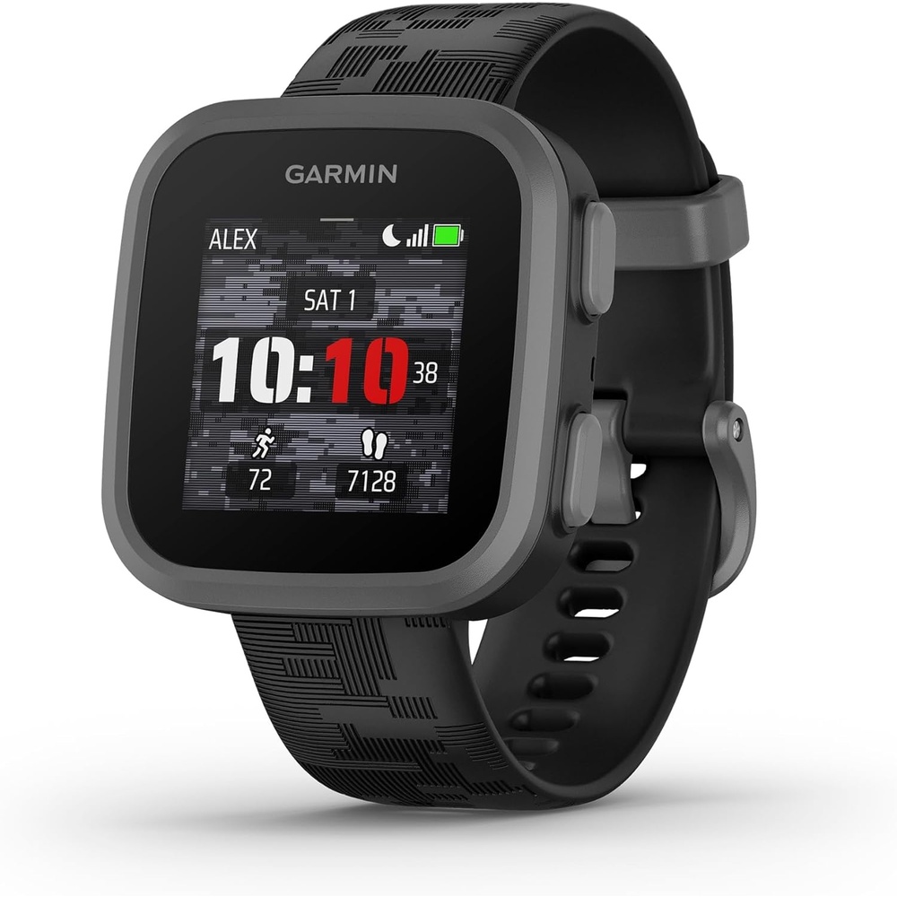 image:imageGarmin Bounce Kids Smartwatch TwoWay Text and Voice Messaging Location Tracking Green Burst RealTime GPS Tracking LTE Subscription Required Up to 2 Days Battery 5 AtmRatedBlack