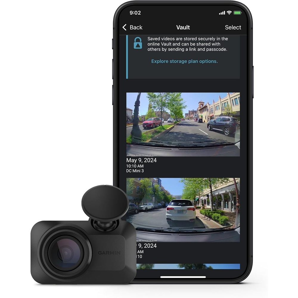 image:imageGarmin Dash Cam Live 247 Live View AlwaysConnected Dash CamDash Cam Mini 3